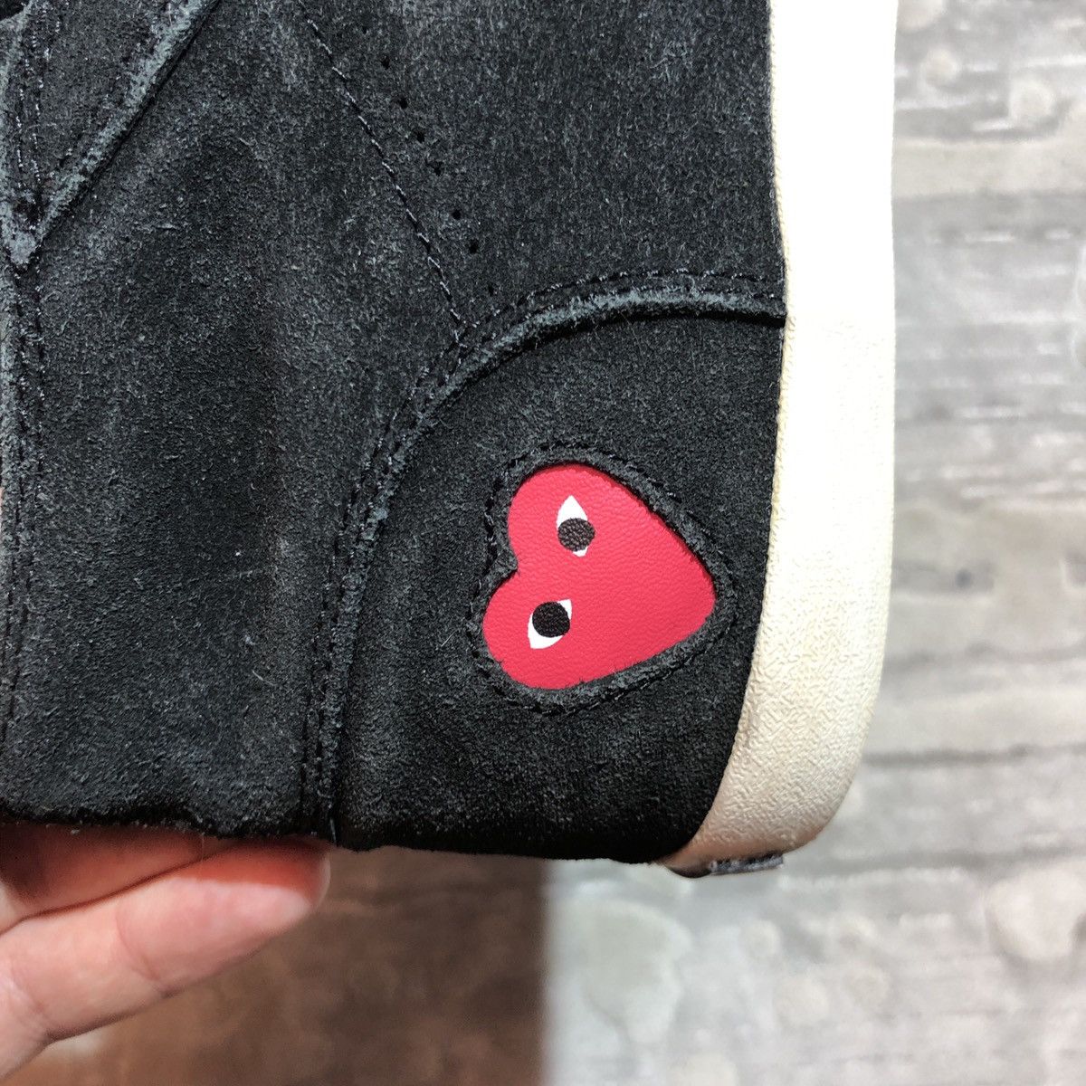 Comme des Garcons Converse x cdg play comme des garcons sneakers trainers Size US 5.5 / EU 38 - 4 Thumbnail