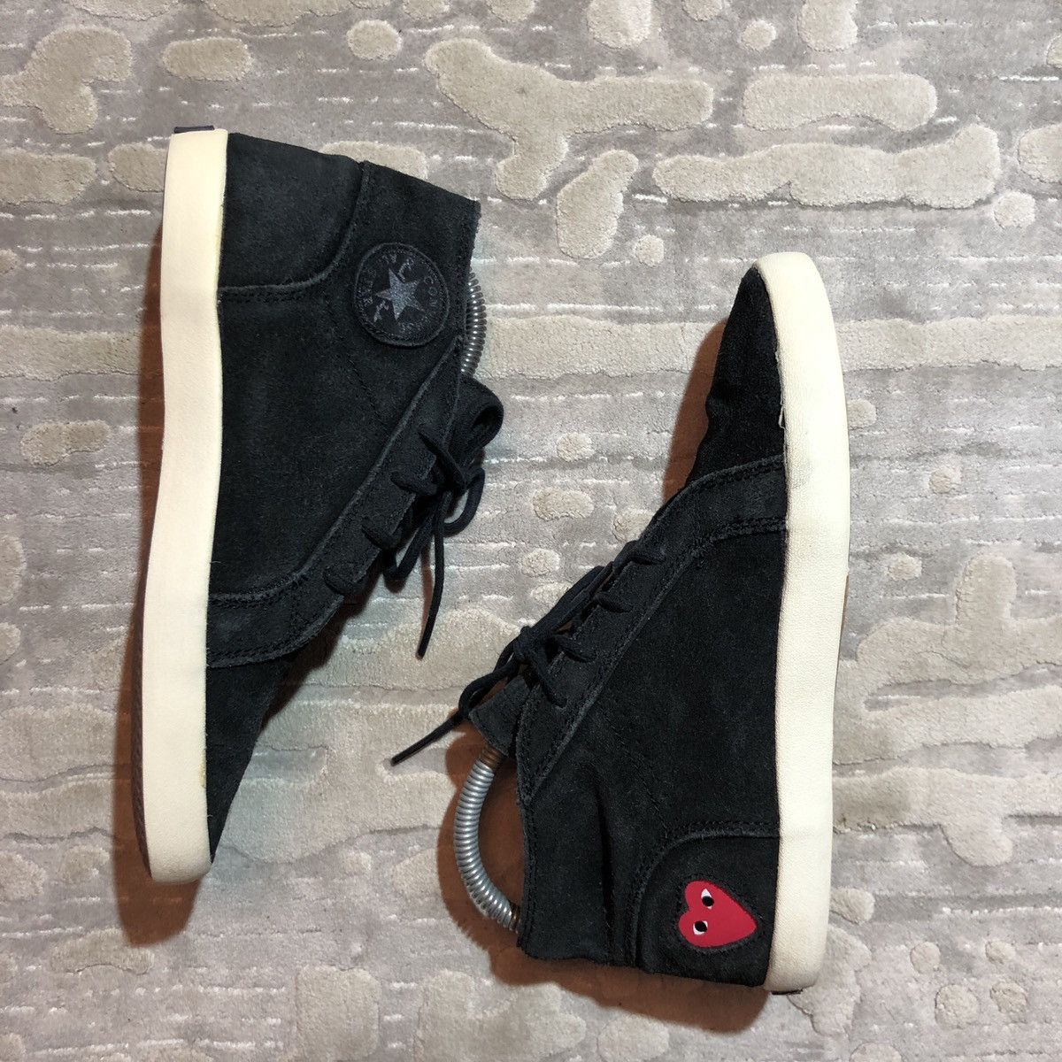 Comme des Garcons Converse x cdg play comme des garcons sneakers trainers Size US 5.5 / EU 38 - 3 Thumbnail