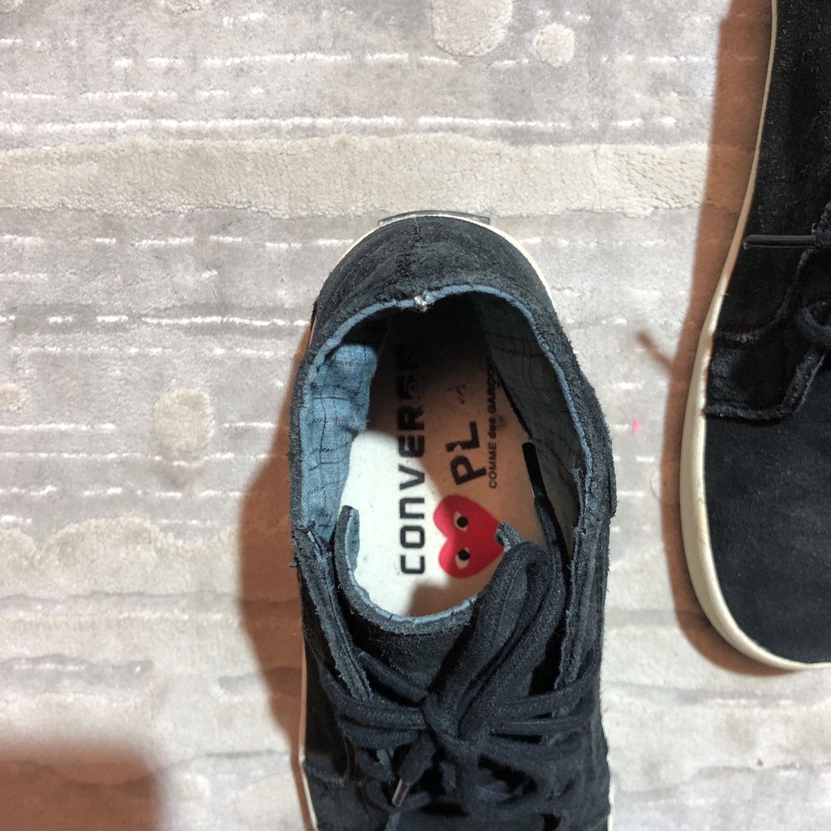 Comme des Garcons Converse x cdg play comme des garcons sneakers trainers Size US 5.5 / EU 38 - 8 Thumbnail