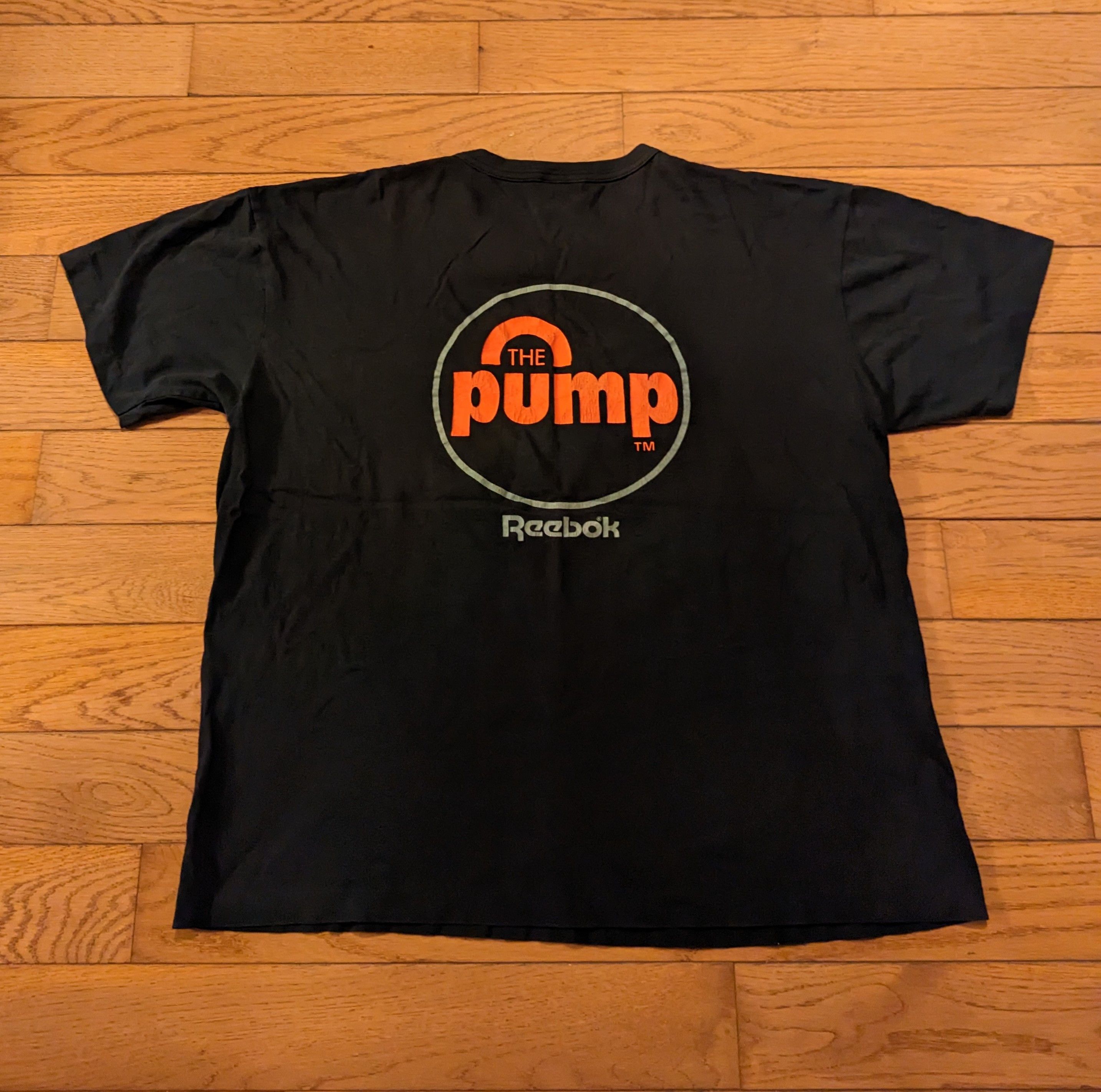 Reebok Vintage 1991 Reebok Pump Double Sided Single Stitched Tee Size US XL / EU 56 / 4 - 2 Thumbnail