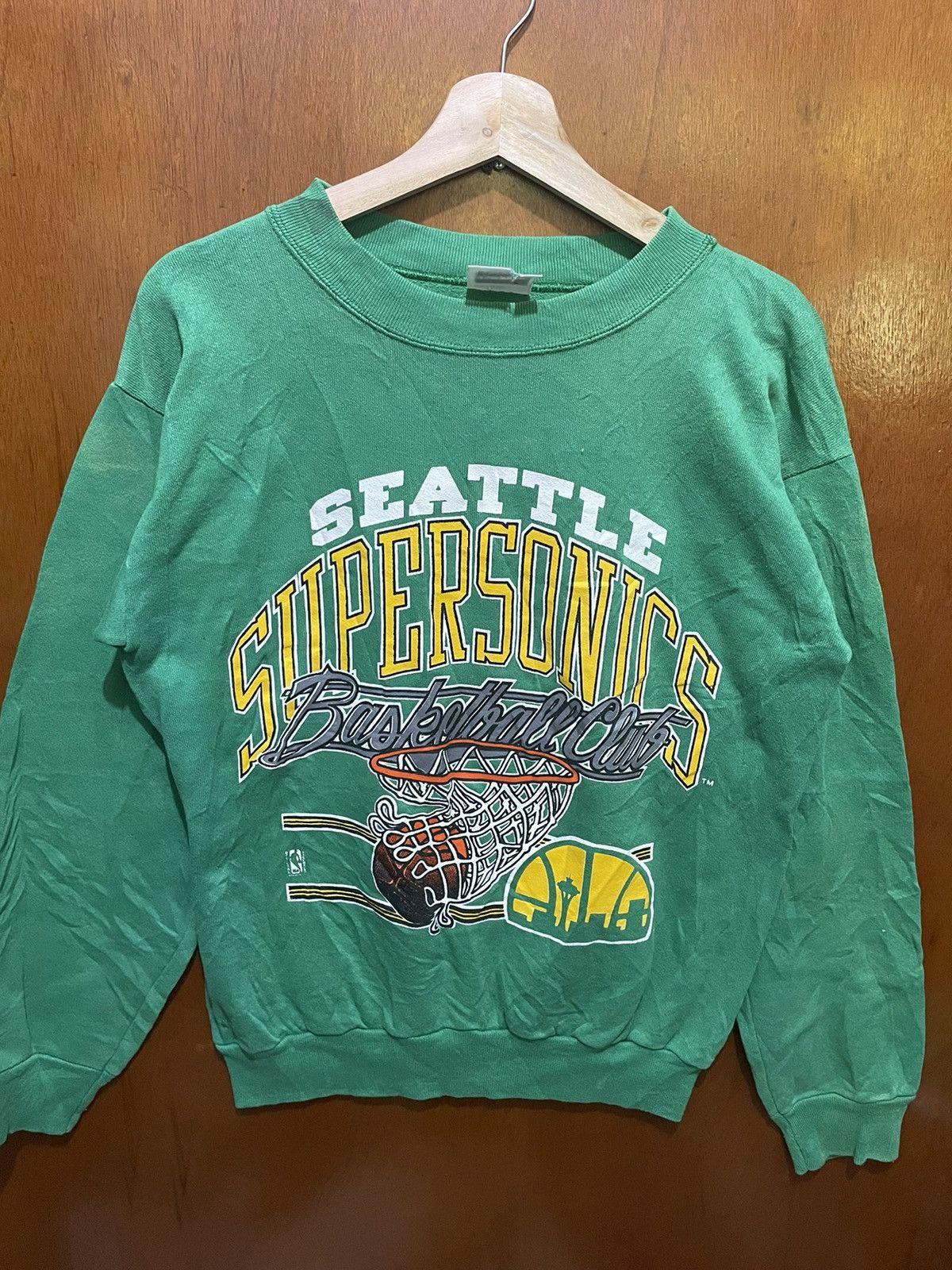 NBA Vintage NBA Seatle Supersonics Sweatshirt Size US M / EU 48-50 / 2 - 1 Thumbnail