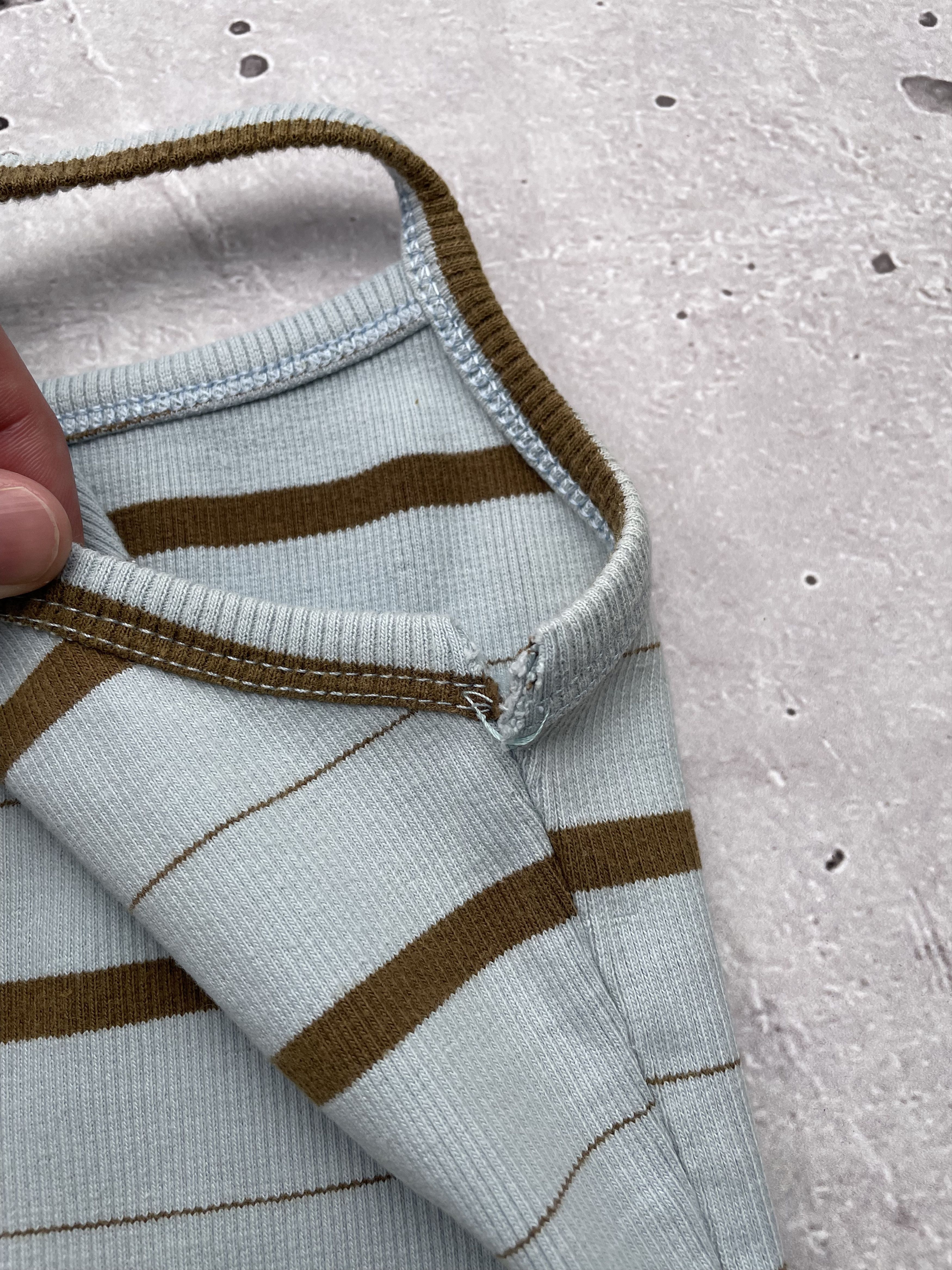 Japanese Brand × Vintage Vintage Striped Tank Top Size XS / US 0-2 / IT 36-38 - 8 Thumbnail