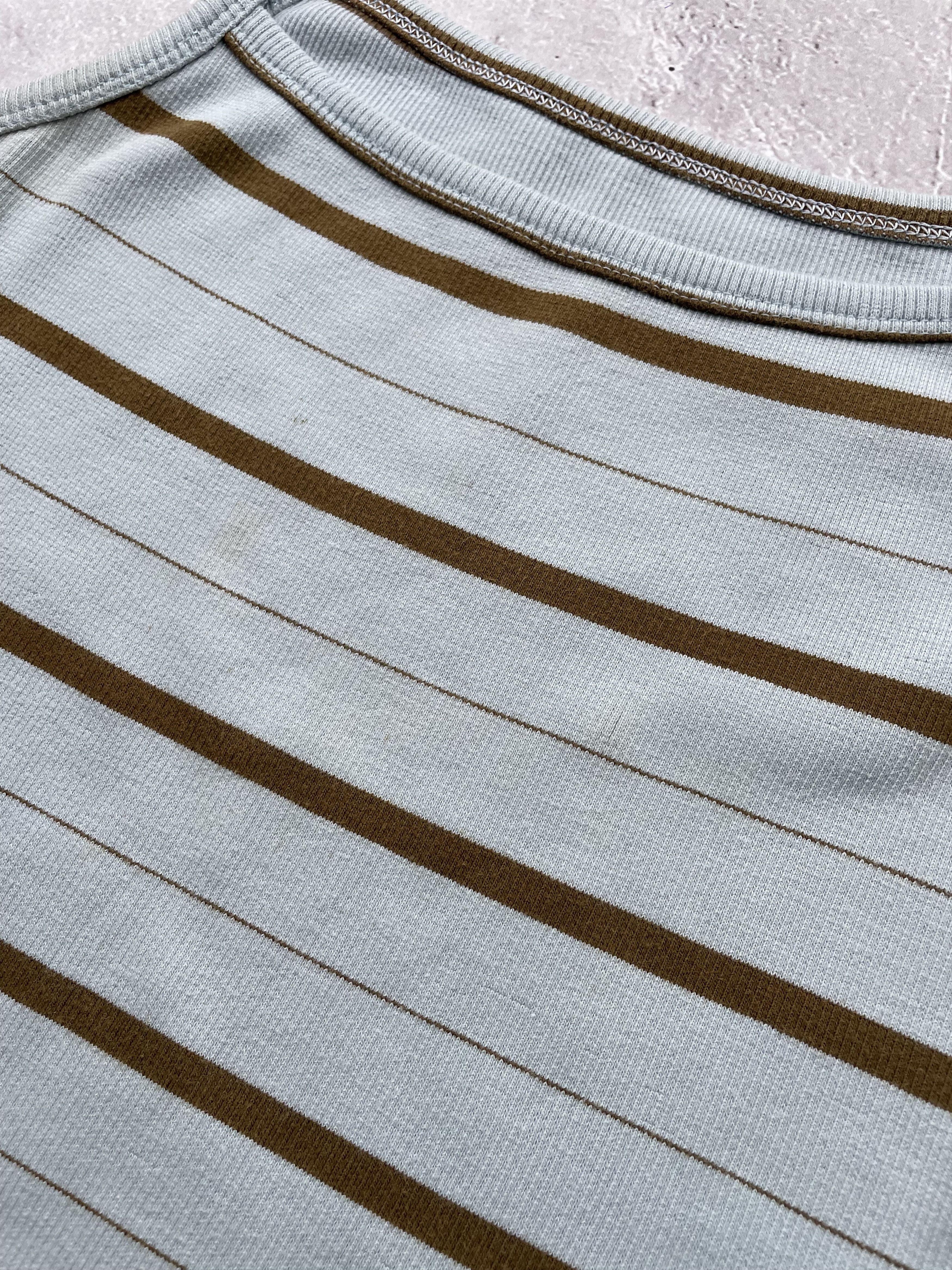 Japanese Brand × Vintage Vintage Striped Tank Top Size XS / US 0-2 / IT 36-38 - 4 Thumbnail