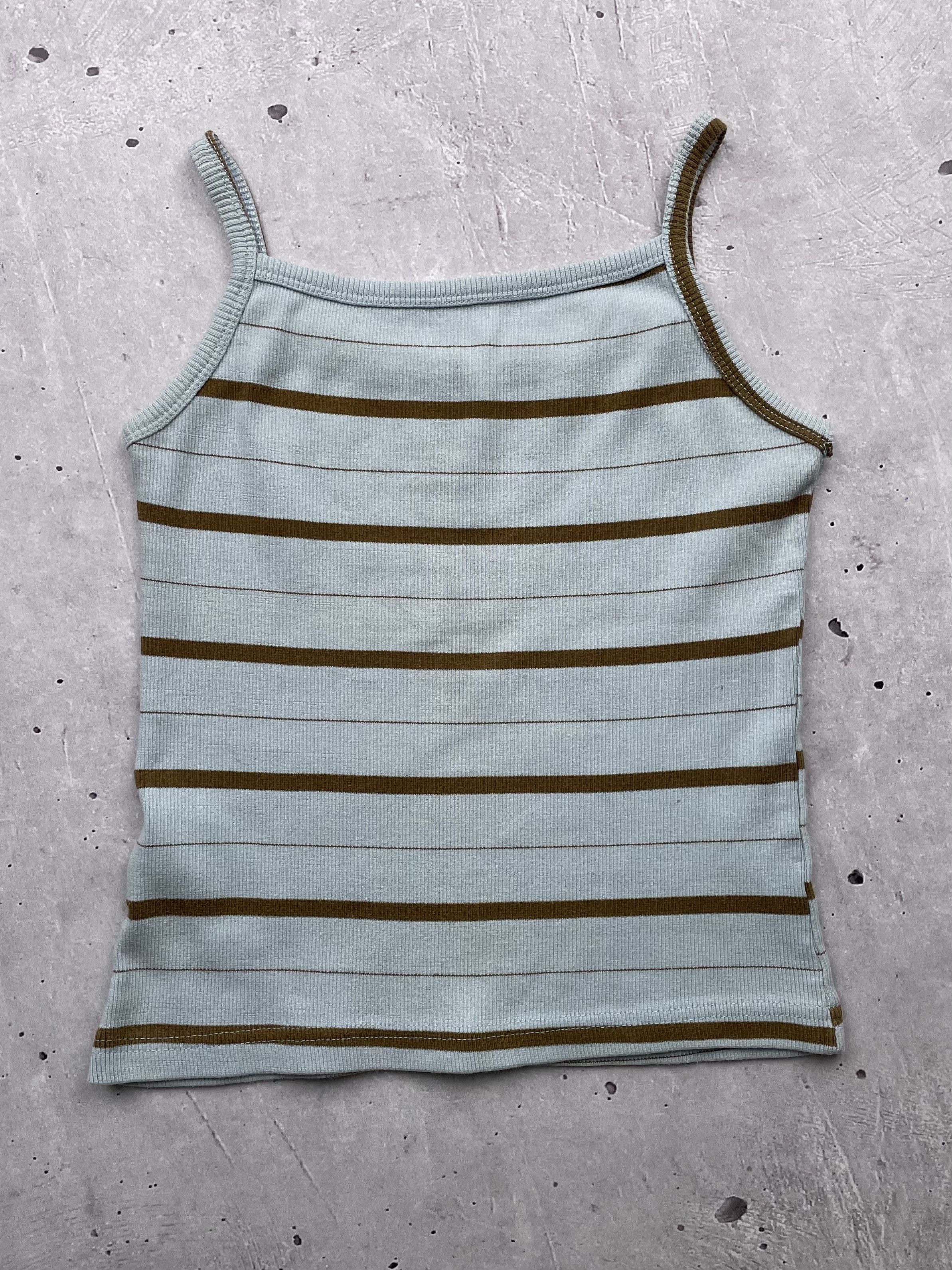 Japanese Brand × Vintage Vintage Striped Tank Top Size XS / US 0-2 / IT 36-38 - 5 Thumbnail