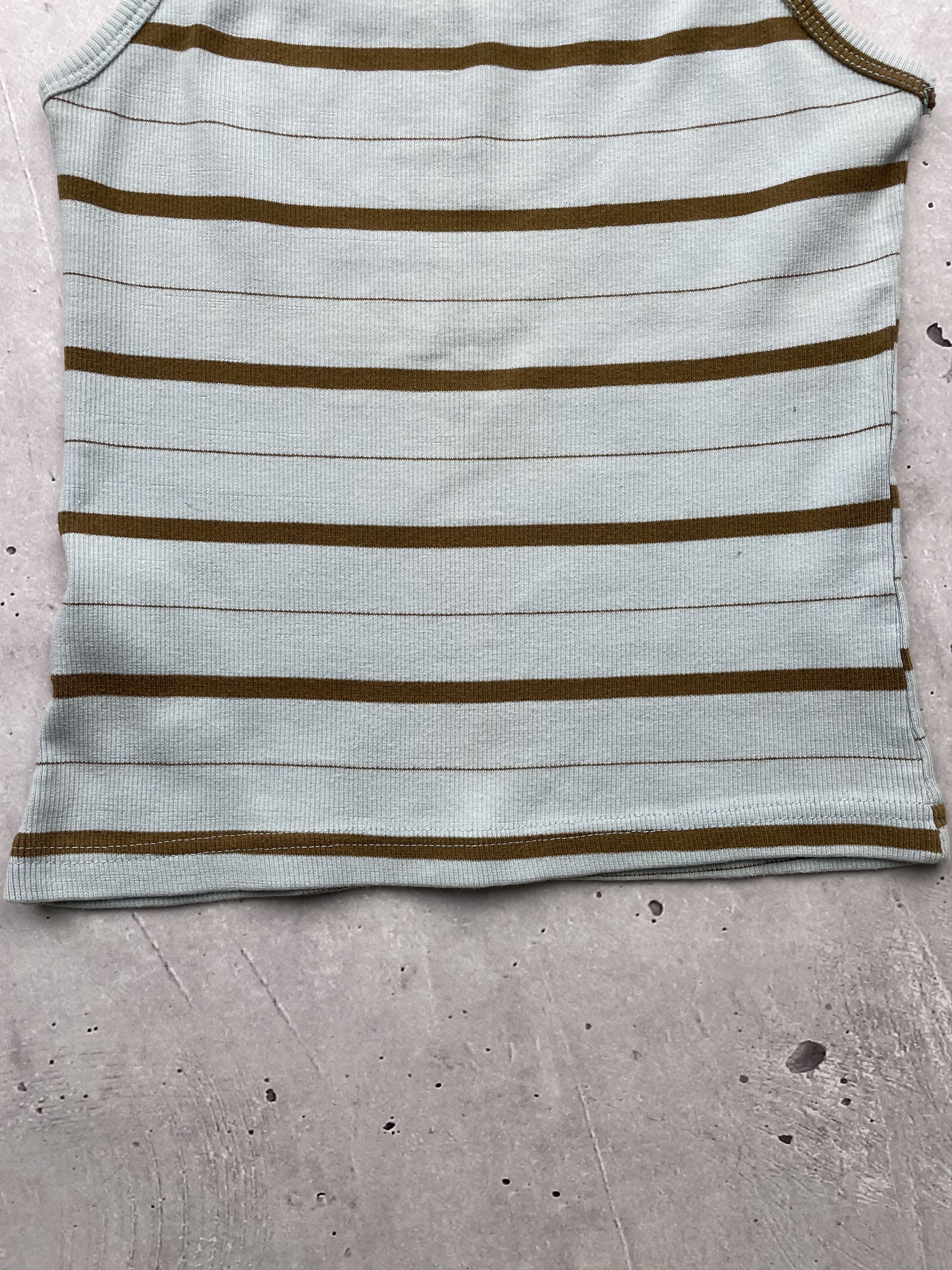 Japanese Brand × Vintage Vintage Striped Tank Top Size XS / US 0-2 / IT 36-38 - 7 Thumbnail