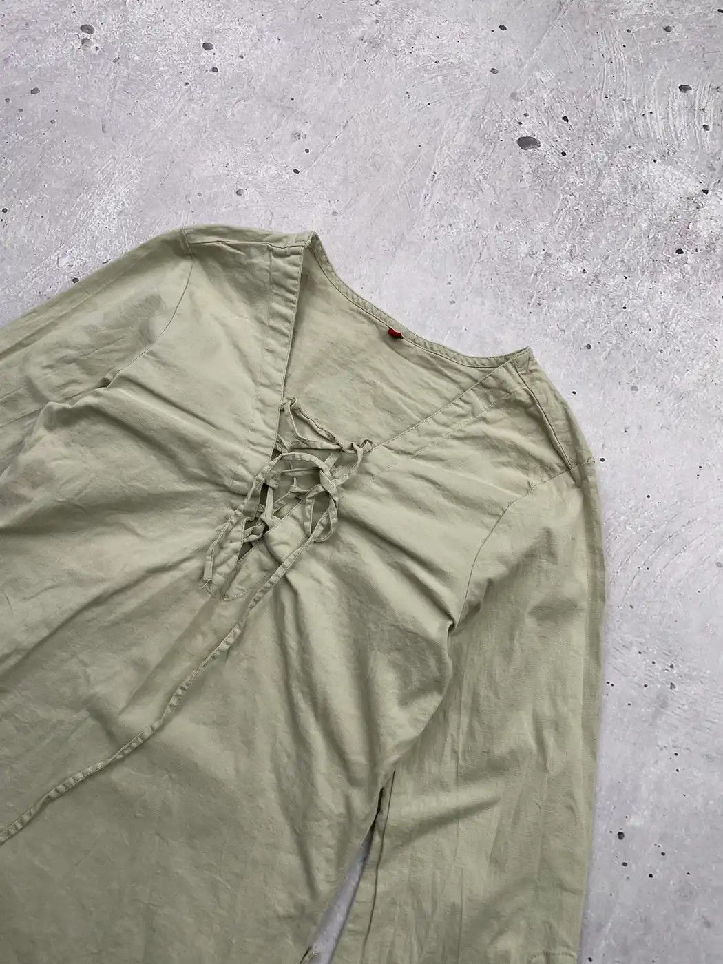 Japanese Brand × Vintage Vintage Bondage Flared Sleeve Long Sleeve Size XS / US 0-2 / IT 36-38 - 2 Thumbnail