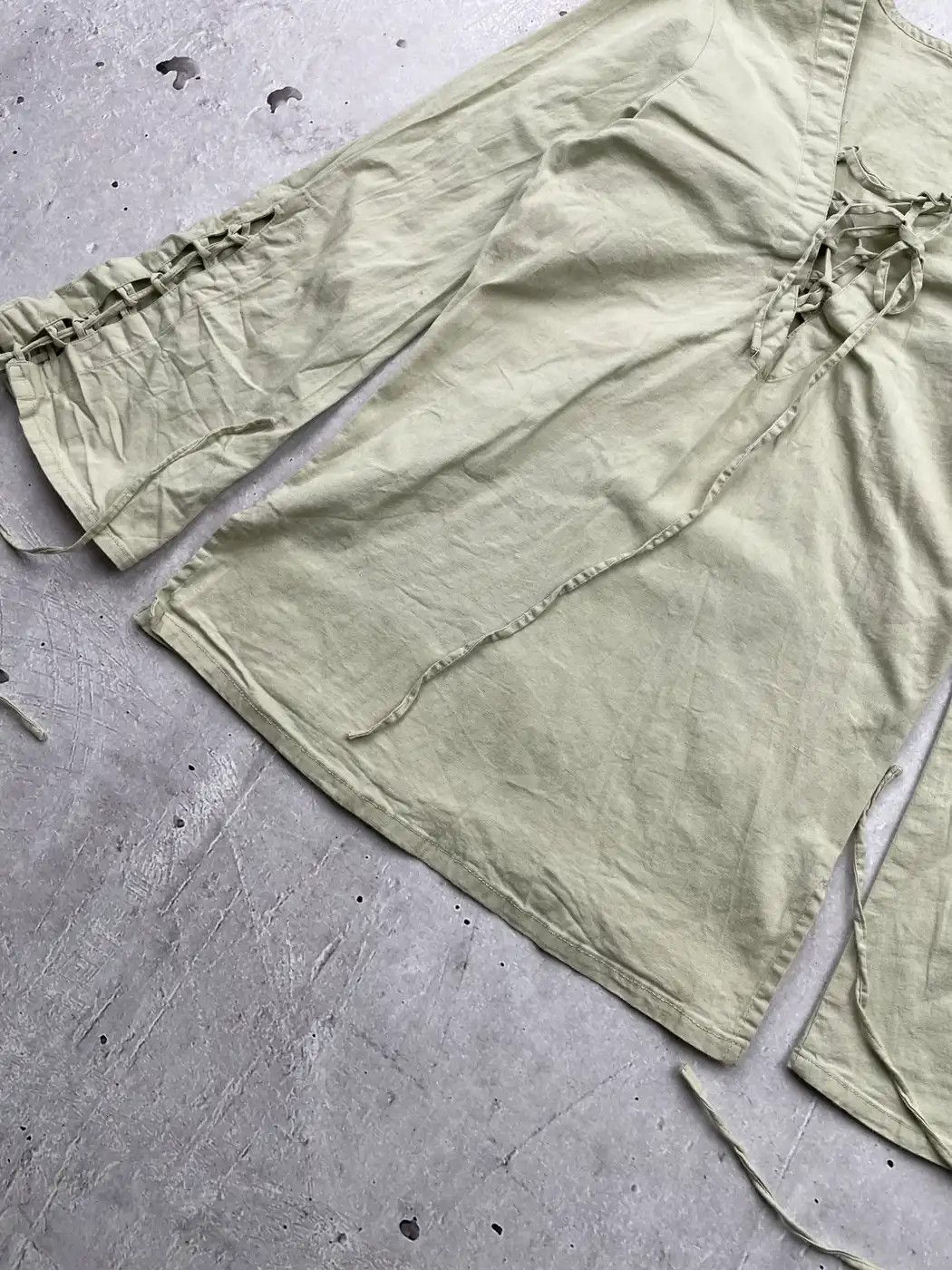 Japanese Brand × Vintage Vintage Bondage Flared Sleeve Long Sleeve Size XS / US 0-2 / IT 36-38 - 3 Thumbnail