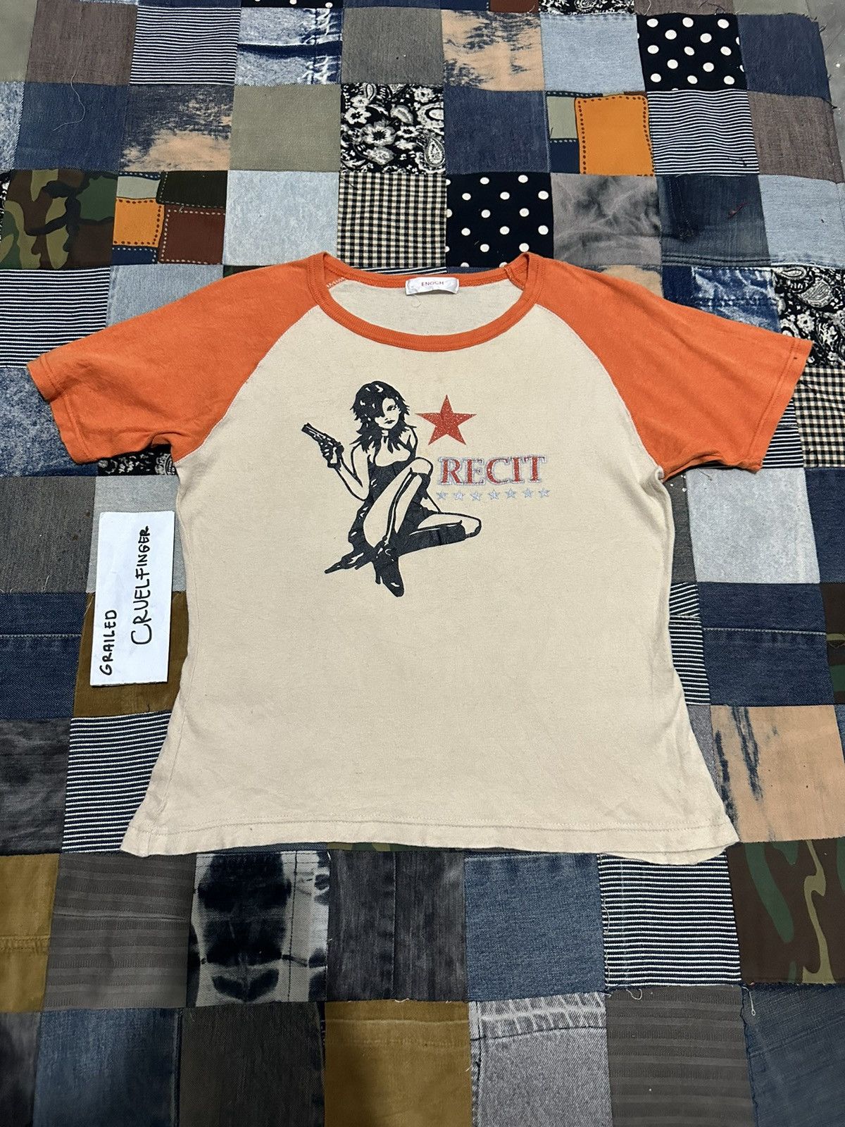 Japanese Brand Enoch Japan Girls With Gun Tshirt Size M / US 6-8 / IT 42-44 - 5 Thumbnail