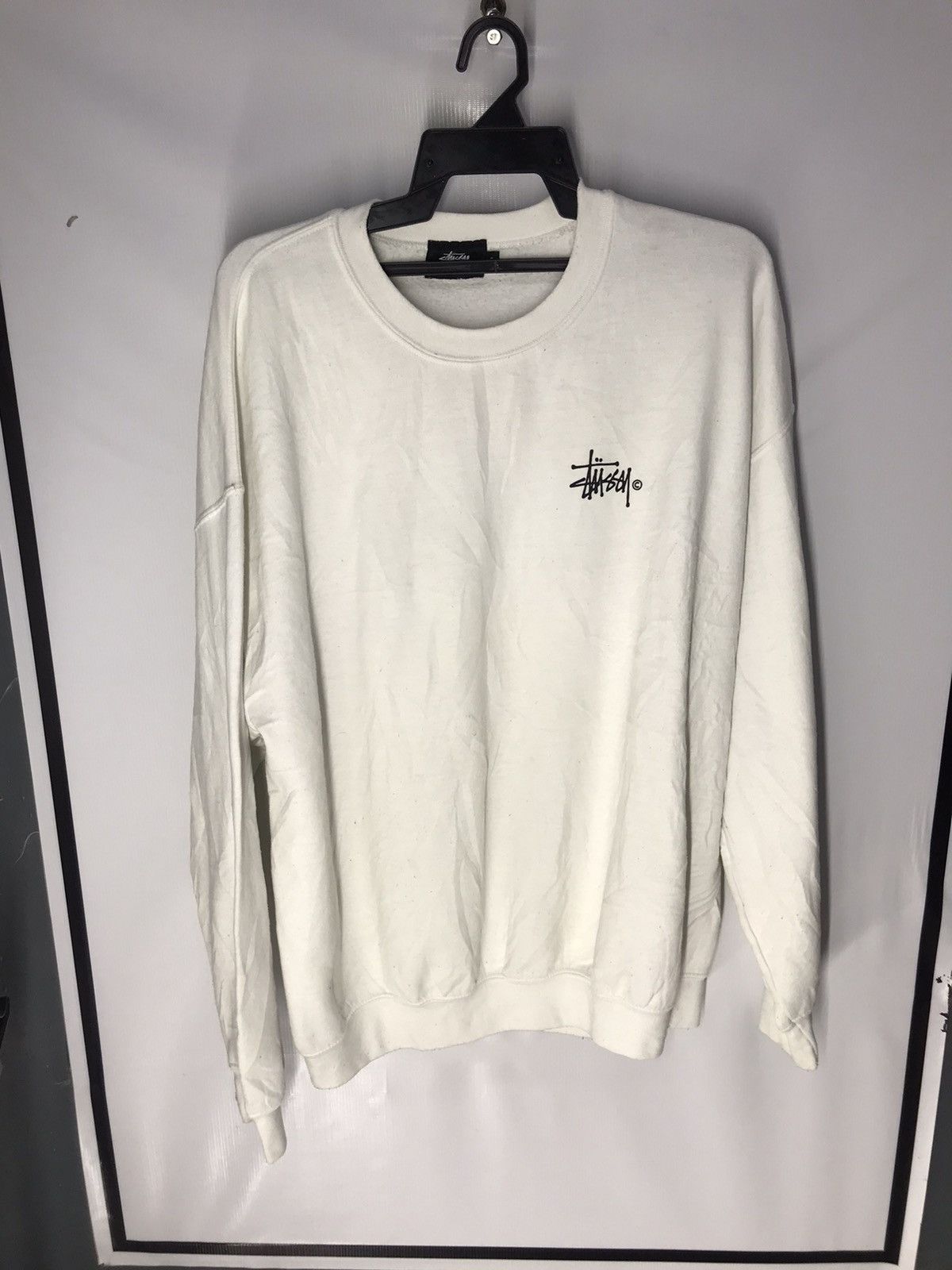 Stussy Stussy back big printed crewneck sweatshirt Size US XL / EU 56 / 4 - 6 Thumbnail
