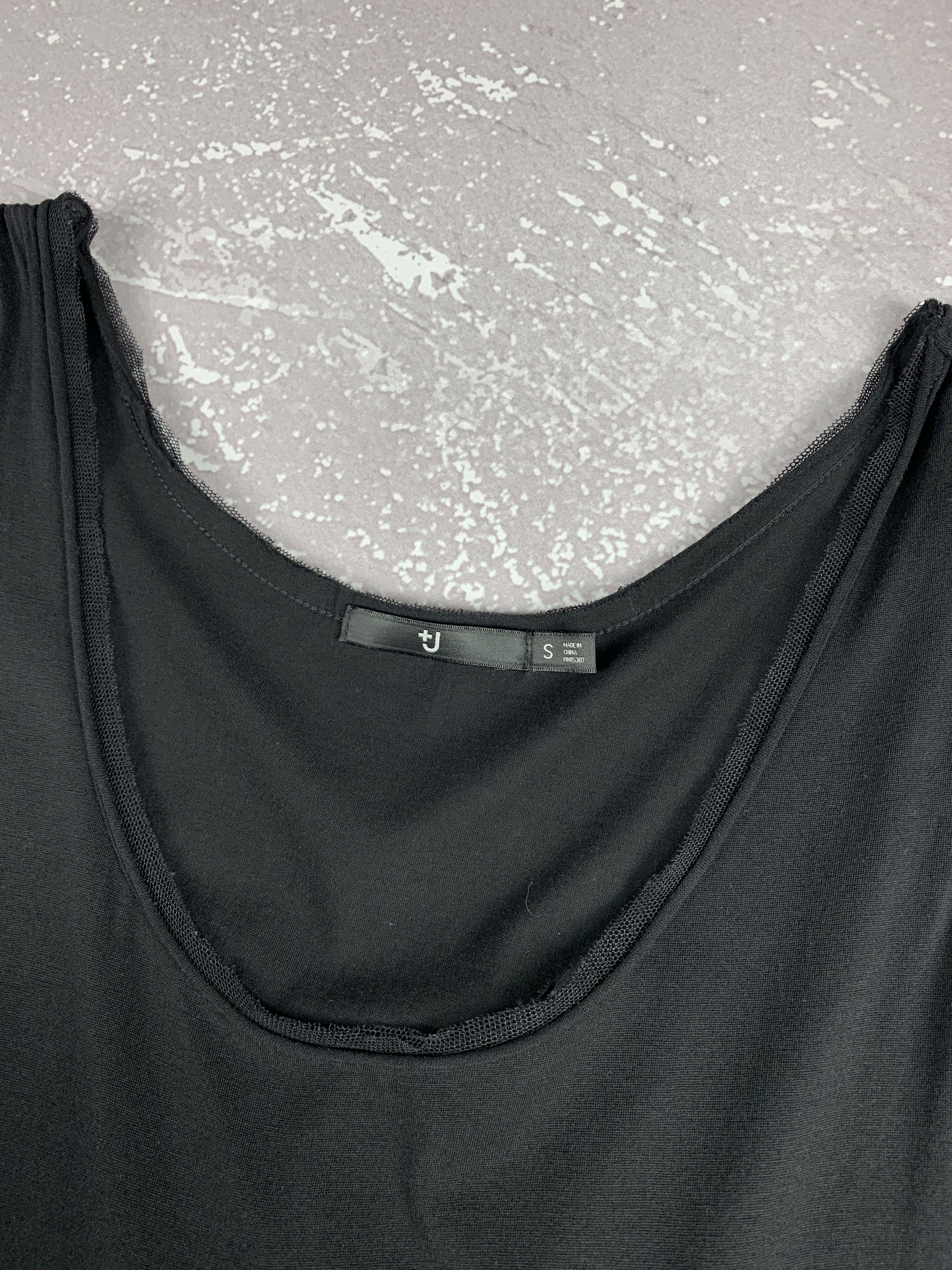 Japanese Brand Uniqlo +J Jil Sander Sleeveless Black Tank Dress Size S / US 4 / IT 40 - 5 Thumbnail