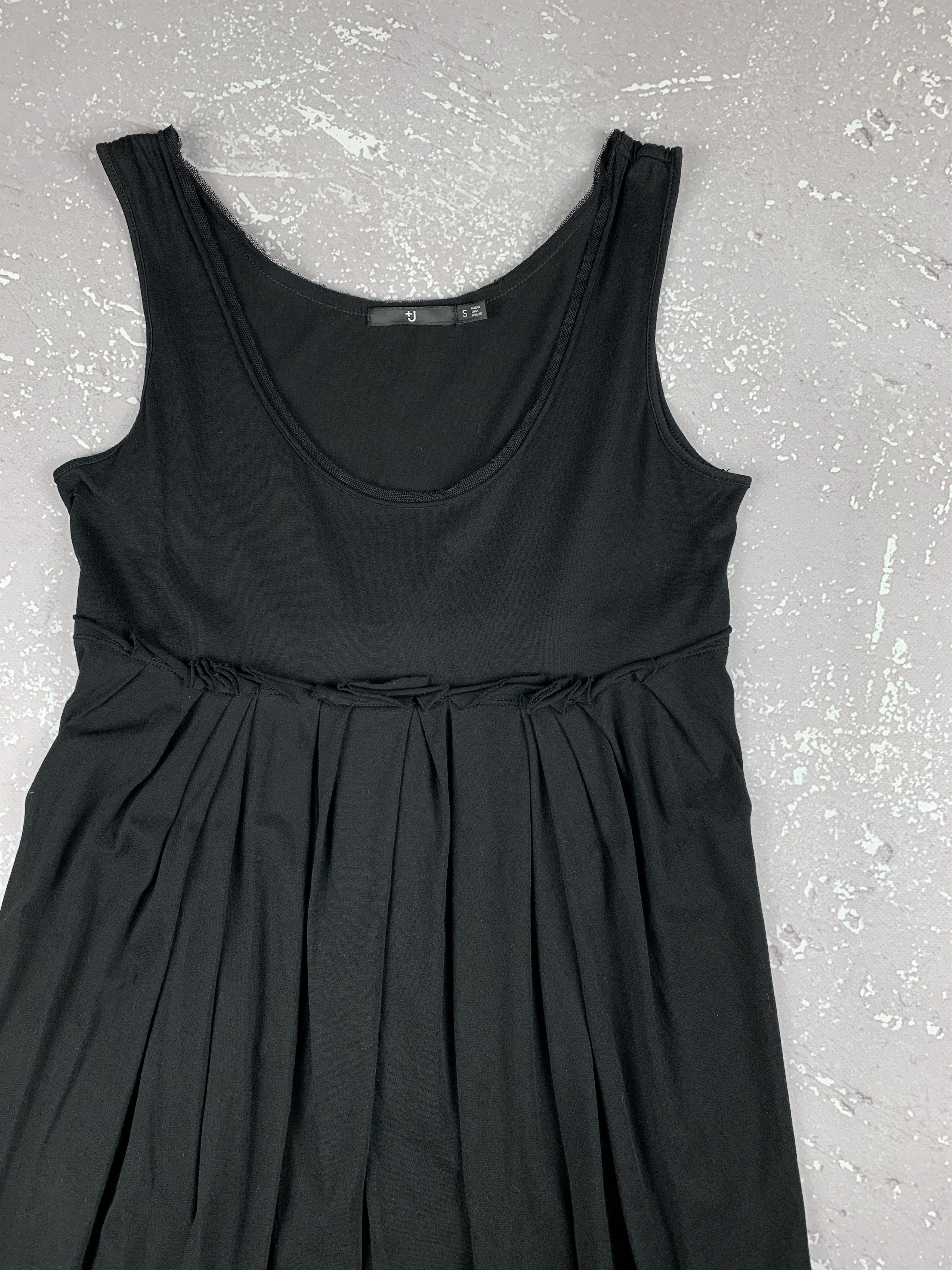 Japanese Brand Uniqlo +J Jil Sander Sleeveless Black Tank Dress Size S / US 4 / IT 40 - 2 Thumbnail