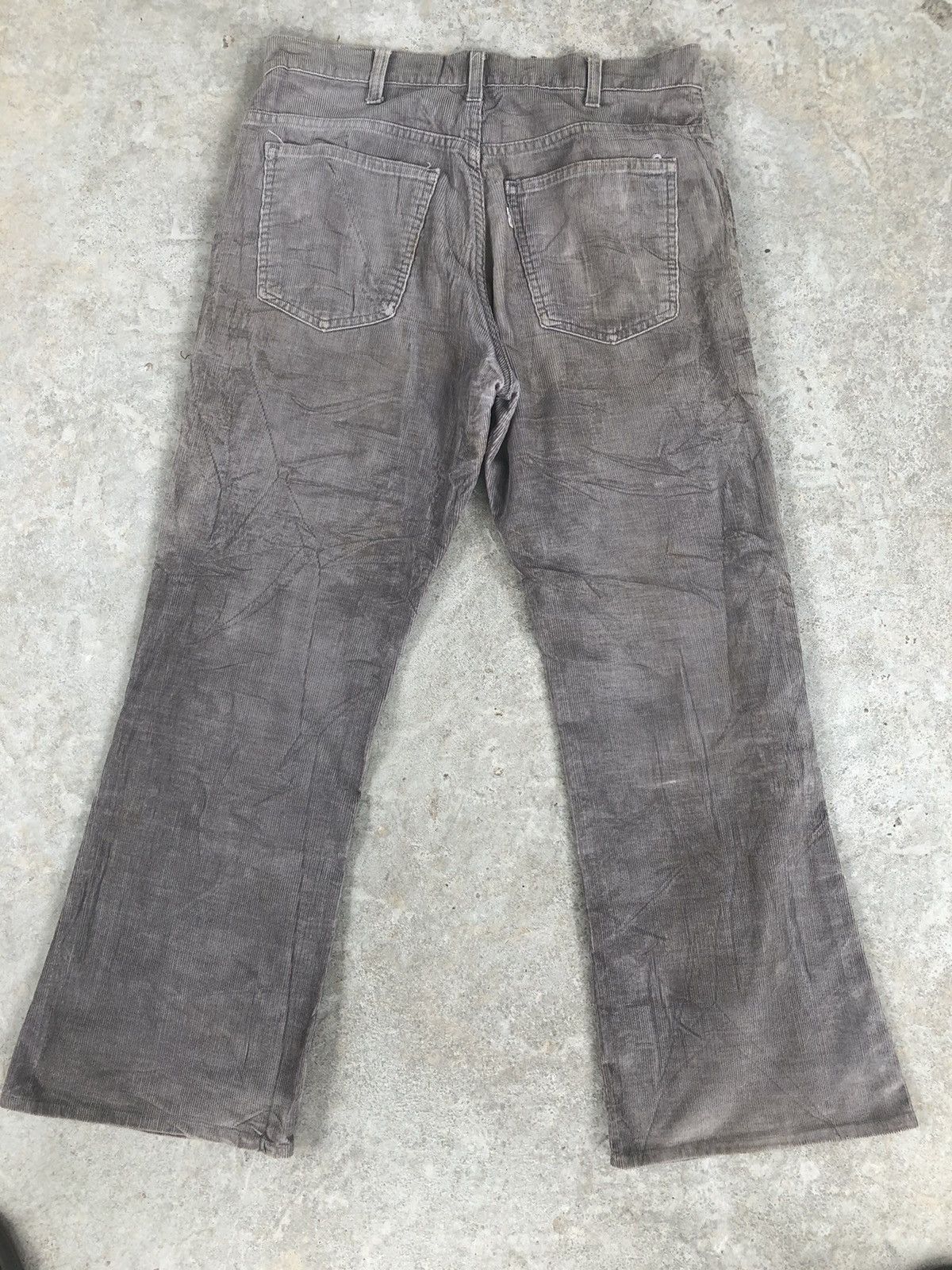 If Six Was Nine vintage 70s Levi’s Corduroy 646 flared pants Size US 33 - 2 Thumbnail