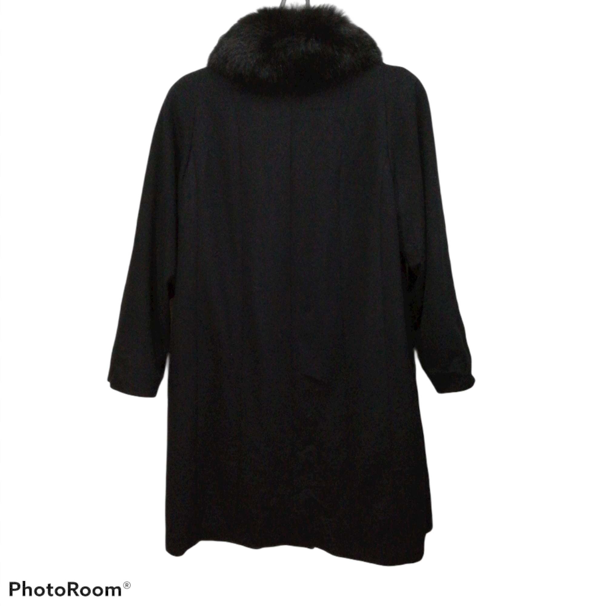 Japanese Brand CASHMERE BLACK WOOL COAT Size US L / EU 52-54 / 3 - 2 Thumbnail