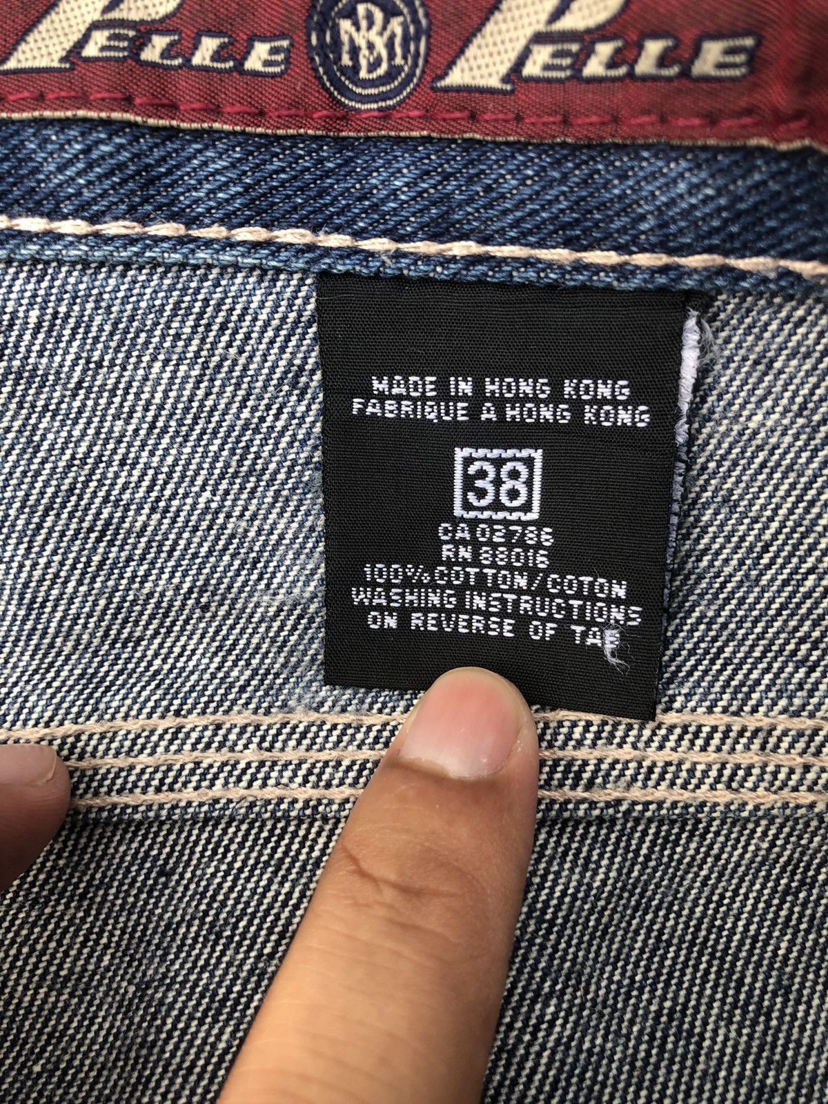 Marc Buchanan Pelle Pelle Burchanan Carpenter Denim Baggy jeans hip hop Size US 38 / EU 54 - 15 Thumbnail