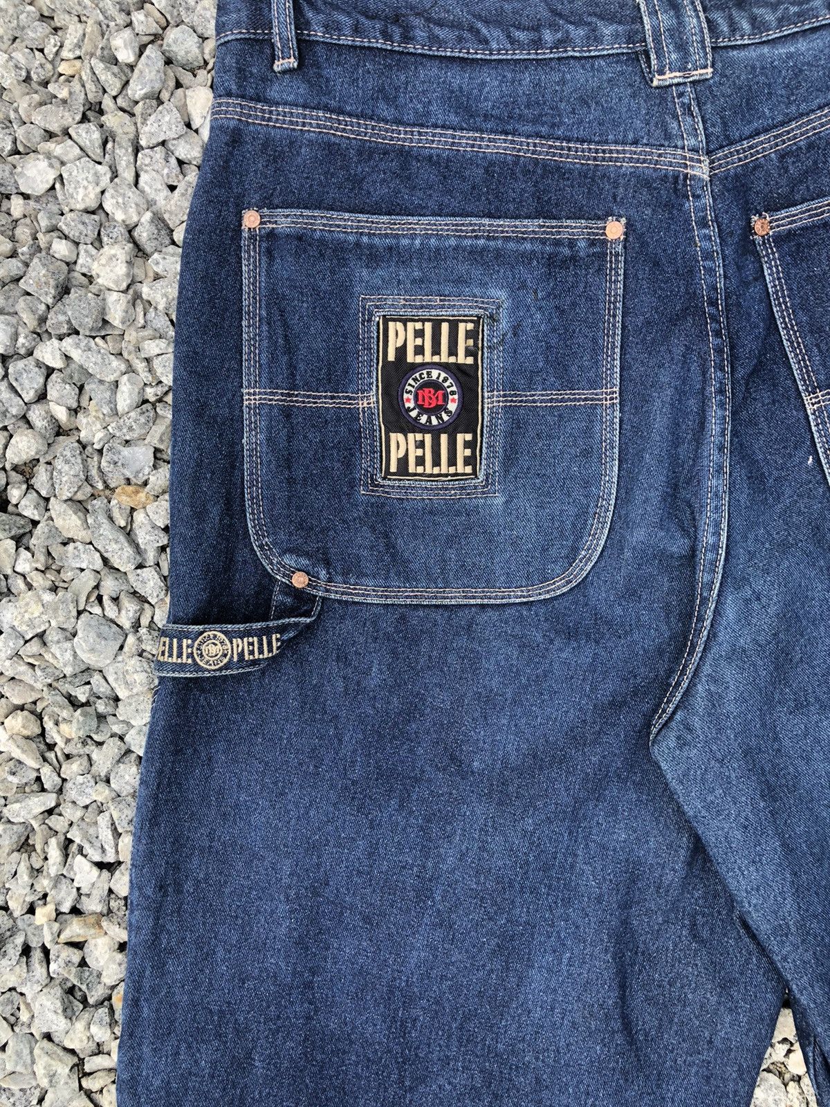 Marc Buchanan Pelle Pelle Burchanan Carpenter Denim Baggy jeans hip hop Size US 38 / EU 54 - 6 Thumbnail