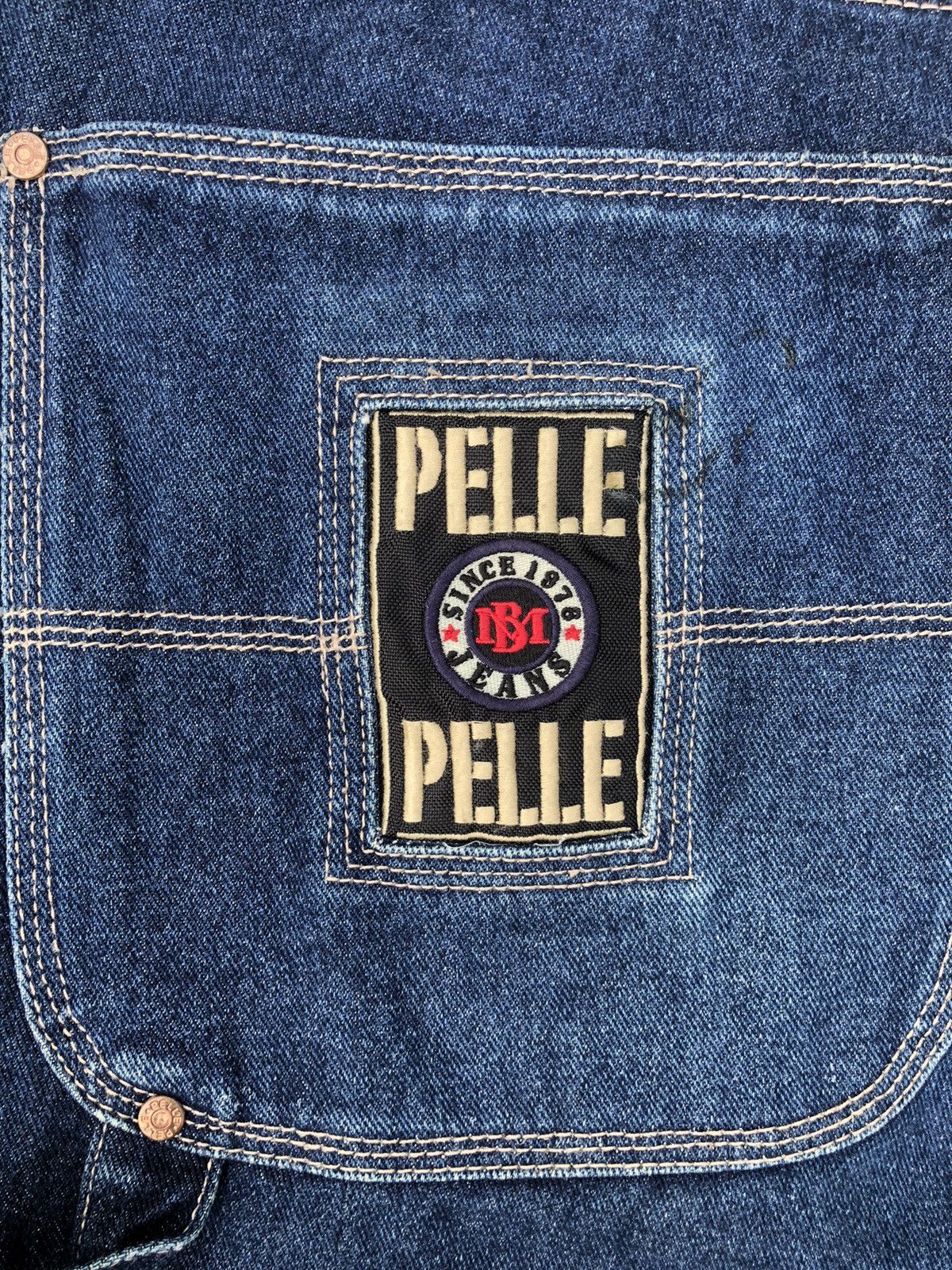 Marc Buchanan Pelle Pelle Burchanan Carpenter Denim Baggy jeans hip hop Size US 38 / EU 54 - 12 Thumbnail