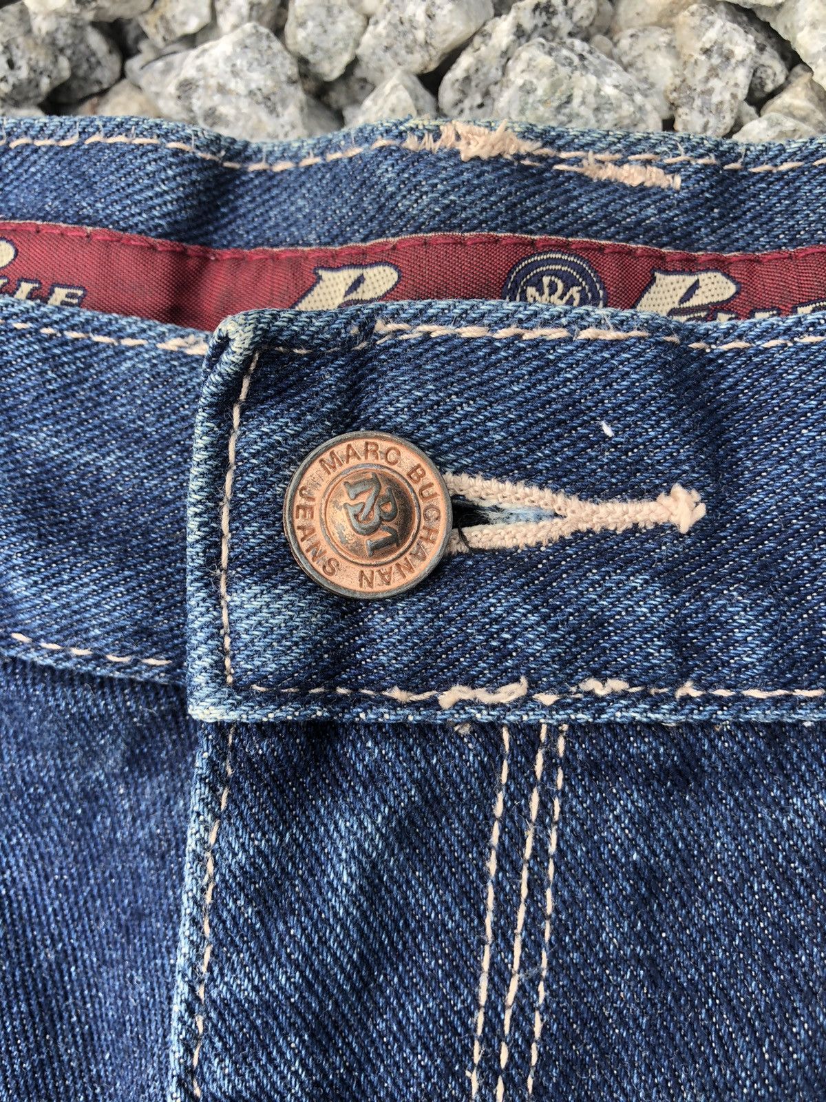 Marc Buchanan Pelle Pelle Burchanan Carpenter Denim Baggy jeans hip hop Size US 38 / EU 54 - 14 Thumbnail