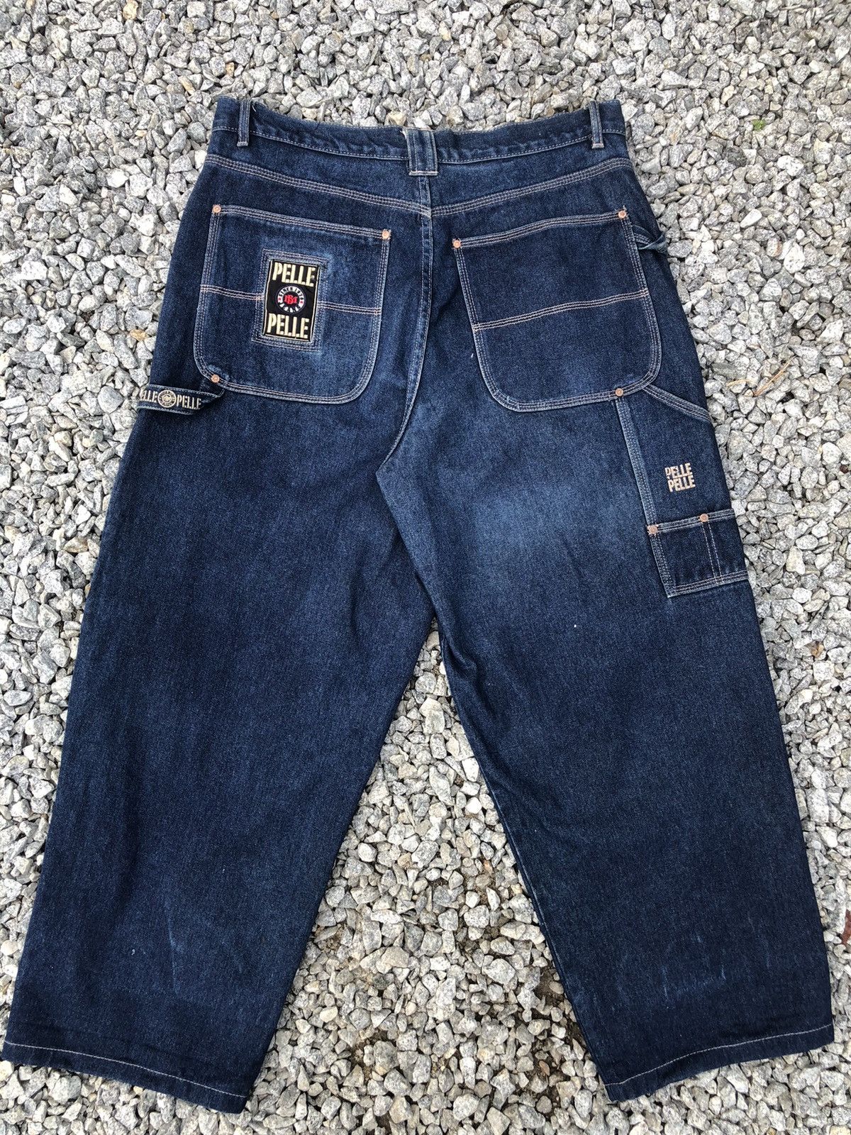 Marc Buchanan Pelle Pelle Burchanan Carpenter Denim Baggy jeans hip hop Size US 38 / EU 54 - 5 Thumbnail