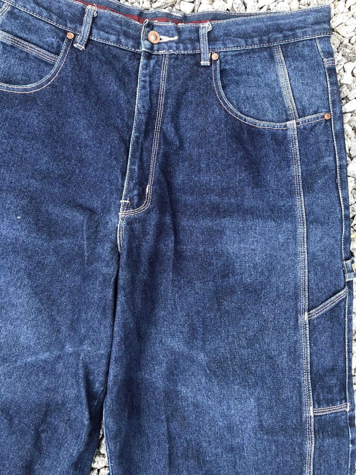 Marc Buchanan Pelle Pelle Burchanan Carpenter Denim Baggy jeans hip hop Size US 38 / EU 54 - 3 Thumbnail