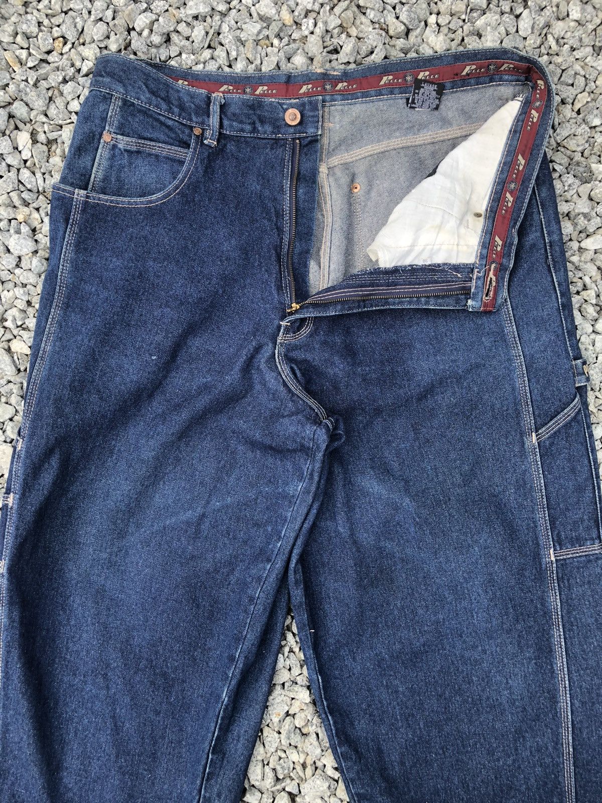 Marc Buchanan Pelle Pelle Burchanan Carpenter Denim Baggy jeans hip hop Size US 38 / EU 54 - 4 Thumbnail