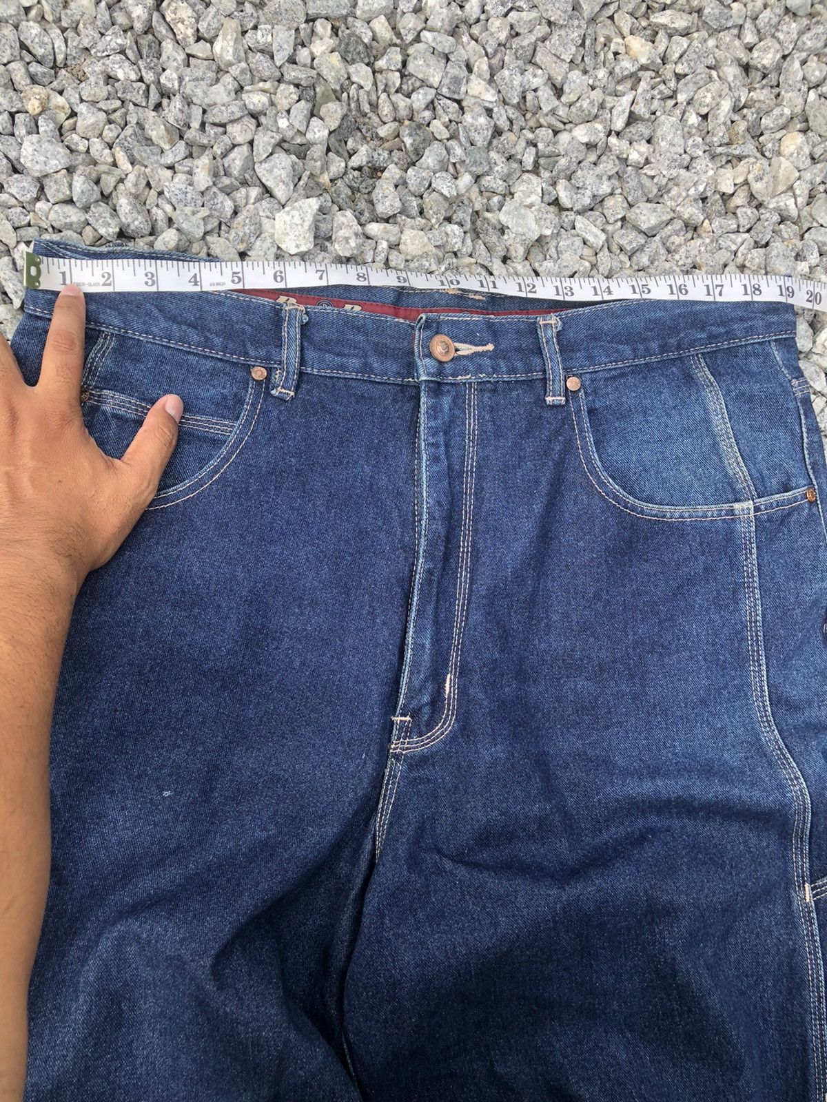 Marc Buchanan Pelle Pelle Burchanan Carpenter Denim Baggy jeans hip hop Size US 38 / EU 54 - 13 Thumbnail