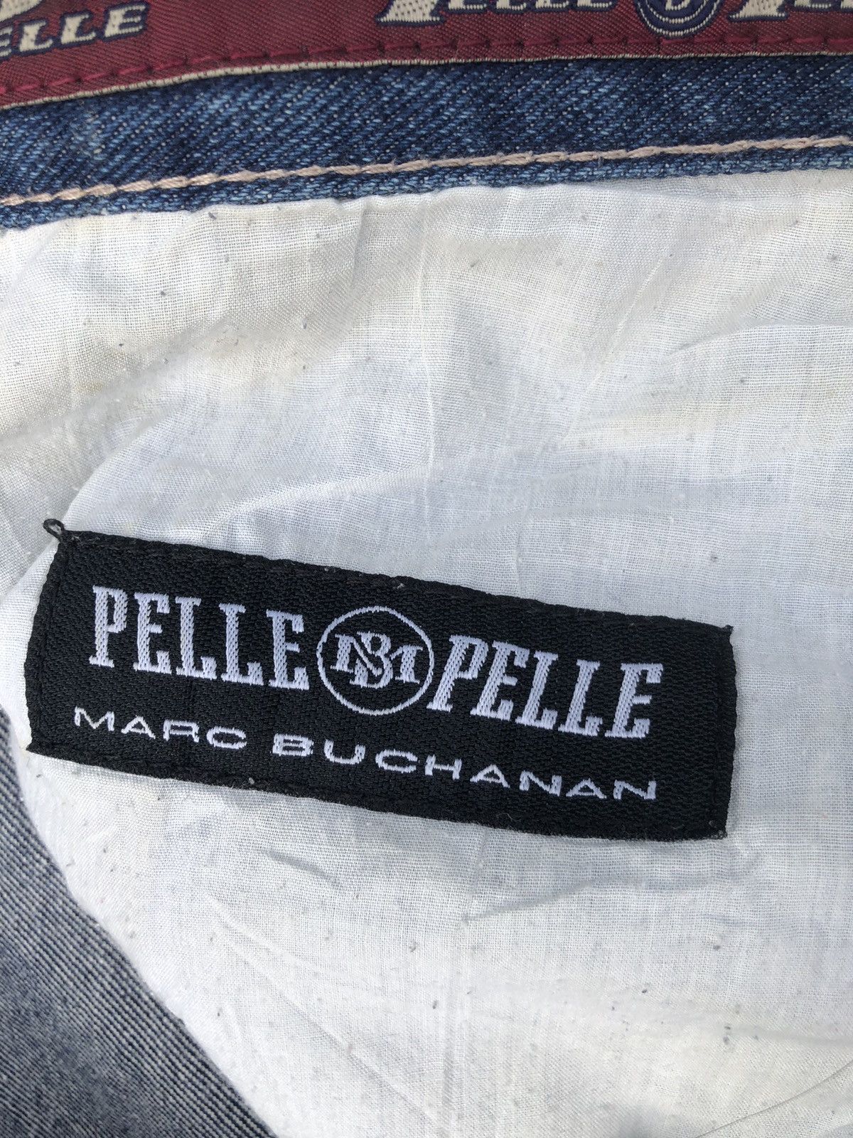 Marc Buchanan Pelle Pelle Burchanan Carpenter Denim Baggy jeans hip hop Size US 38 / EU 54 - 17 Thumbnail