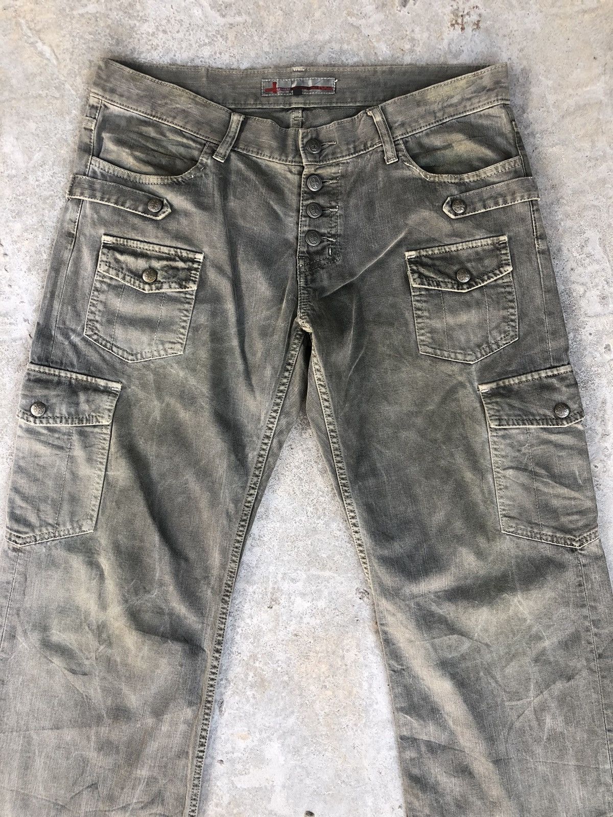 Seditionaries Japanase genoese cargo pants tactical multi pocket Size US 35 - 2 Thumbnail
