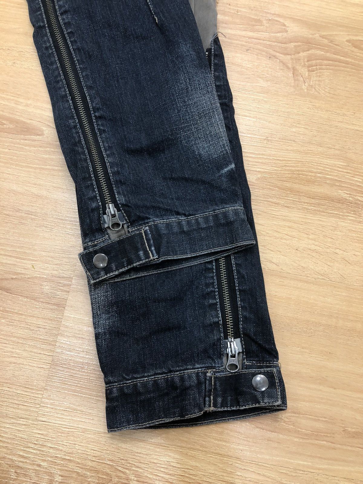 PPFM PPFM Denim Zipper Multi Tactical Distressed Jeans Size US 32 / EU 48 - 5 Thumbnail