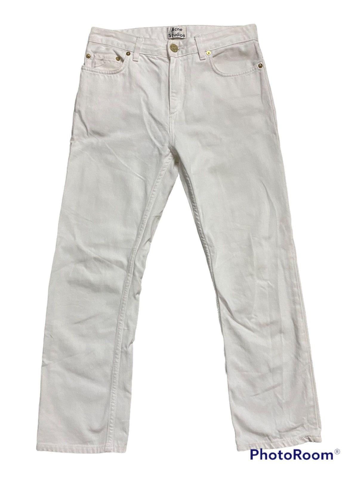 Acne Studios × Vintage Steals‼️Vintage Acne Studios Pop White Denim Jeans Size 28" / US 6 / IT 42 - 1 Thumbnail