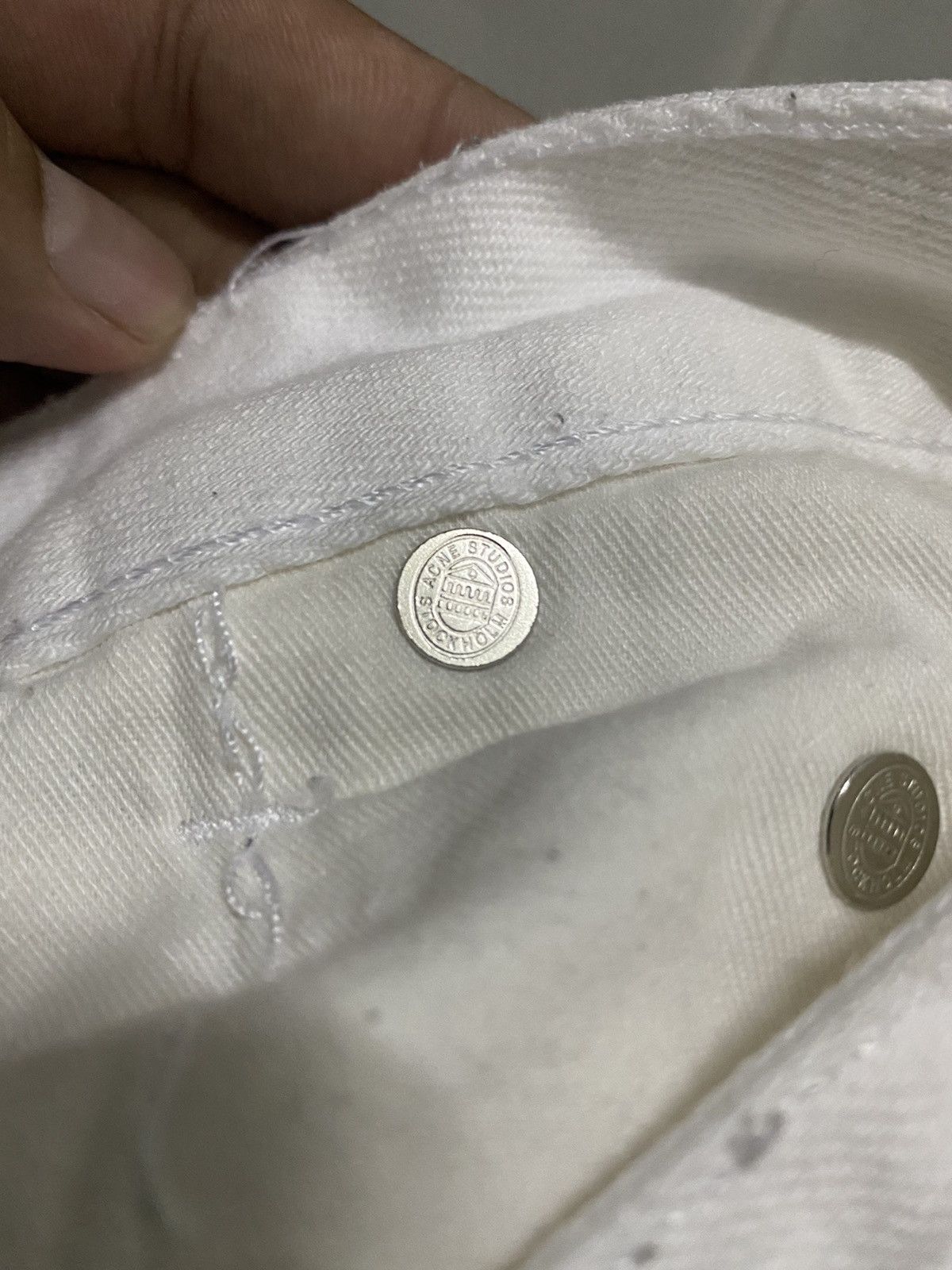 Acne Studios × Vintage Steals‼️Vintage Acne Studios Pop White Denim Jeans Size 28" / US 6 / IT 42 - 6 Thumbnail