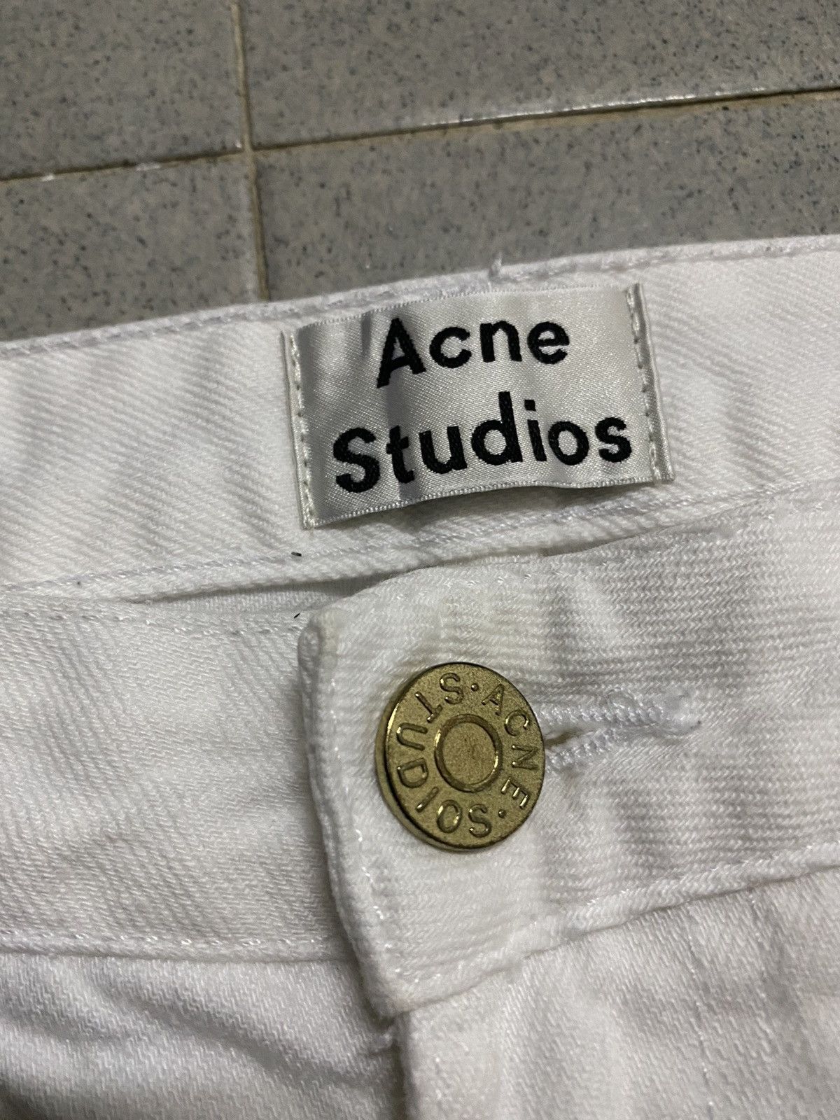 Acne Studios × Vintage Steals‼️Vintage Acne Studios Pop White Denim Jeans Size 28" / US 6 / IT 42 - 3 Thumbnail