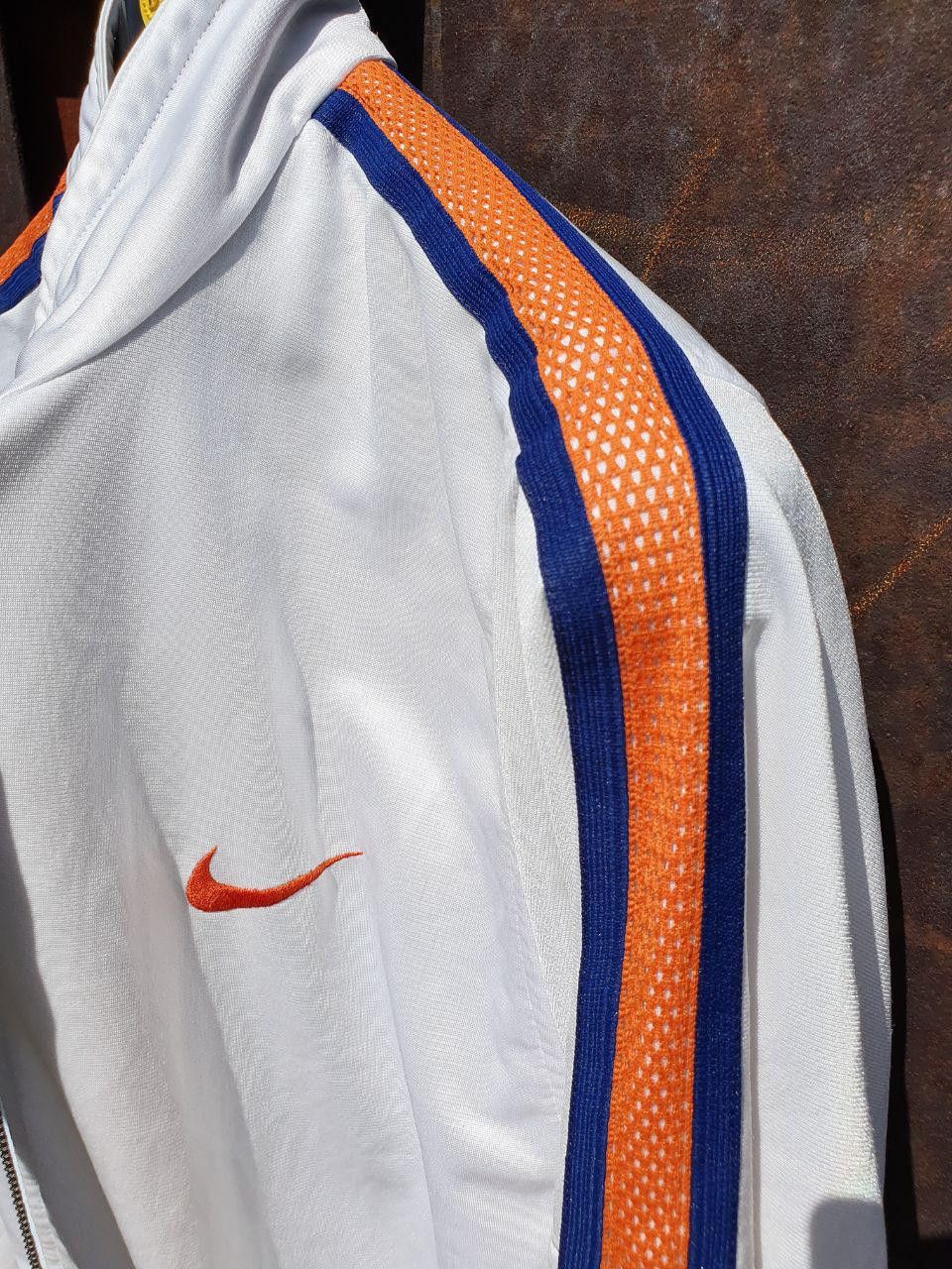Nike × Vintage Rare Vintage White Orange Logo Light Jacket track top Size US L / EU 52-54 / 3 - 4 Thumbnail