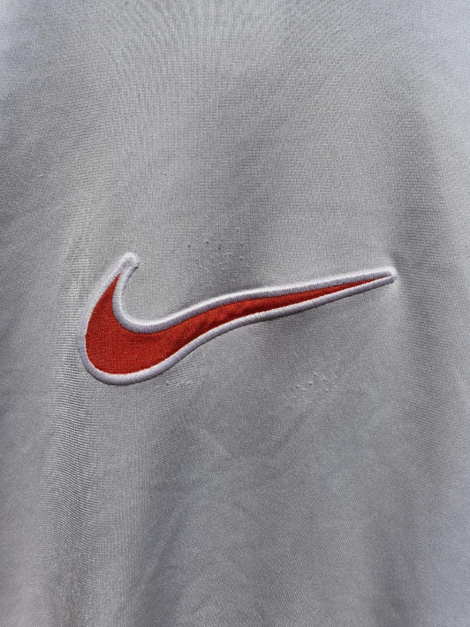 Nike × Vintage Rare Vintage White Orange Logo Light Jacket track top Size US L / EU 52-54 / 3 - 6 Thumbnail