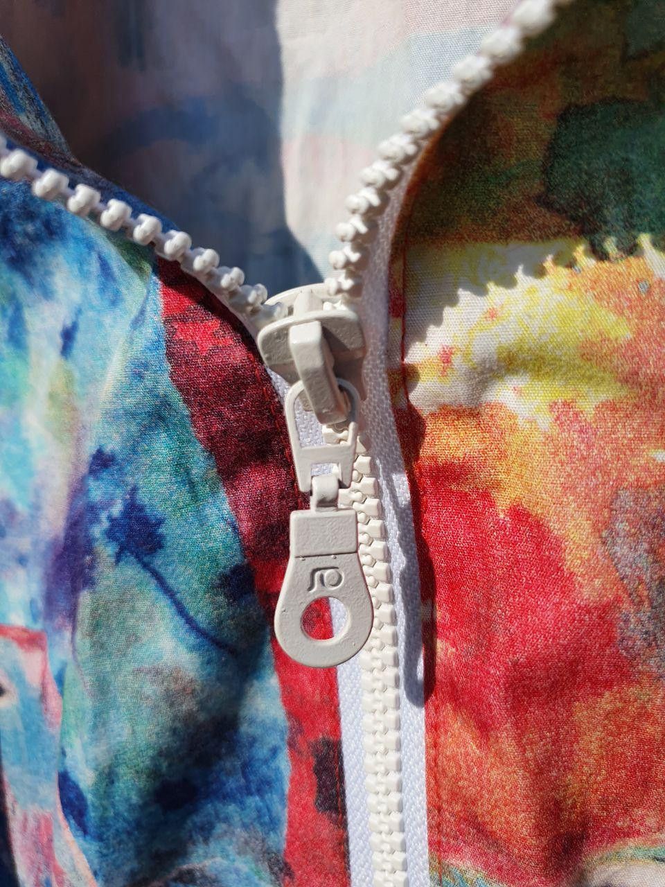 Japanese Brand Rare Psychedelic Art Multicolor Abstract Design Anorak Size US XL / EU 56 / 4 - 8 Thumbnail