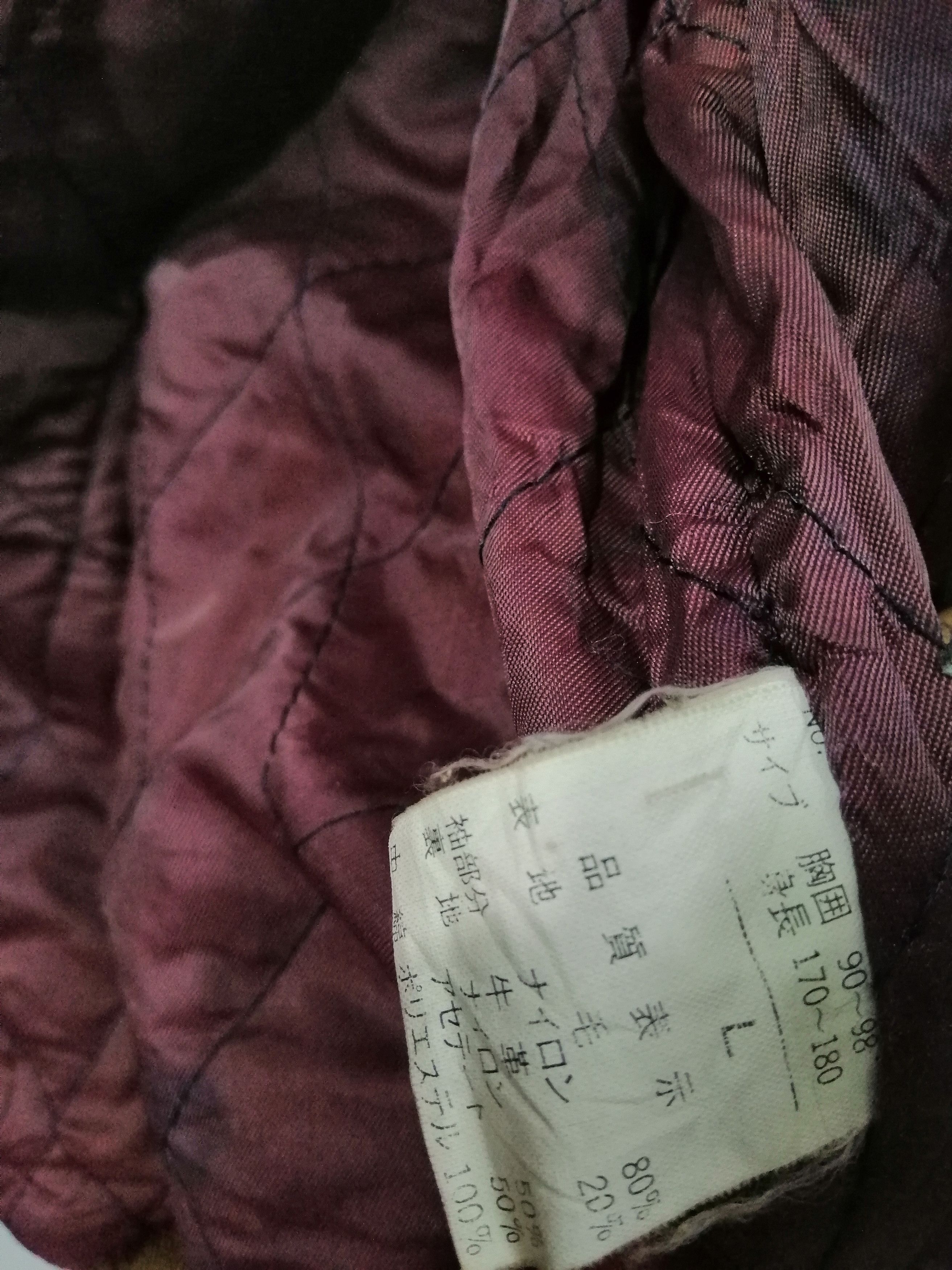 Japanese Brand × Vintage EASY RISE AMERICAN SPIRITS WOOL WITH LEATHER SLEEVE JACKET Size US L / EU 52-54 / 3 - 7 Thumbnail