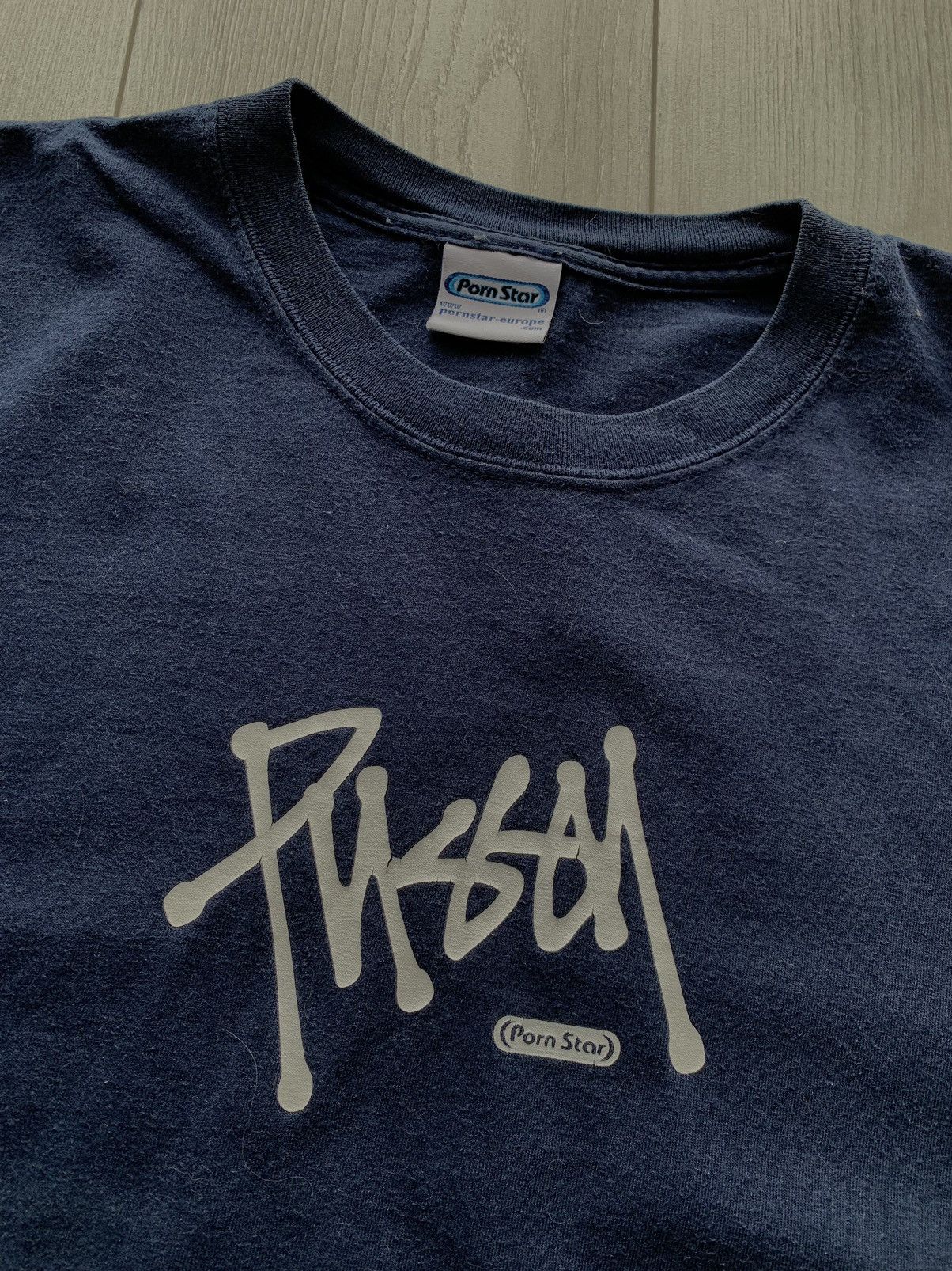 Vintage Pornstar Bathroom Logo T-shirt - Grailed Stussy Exclusive