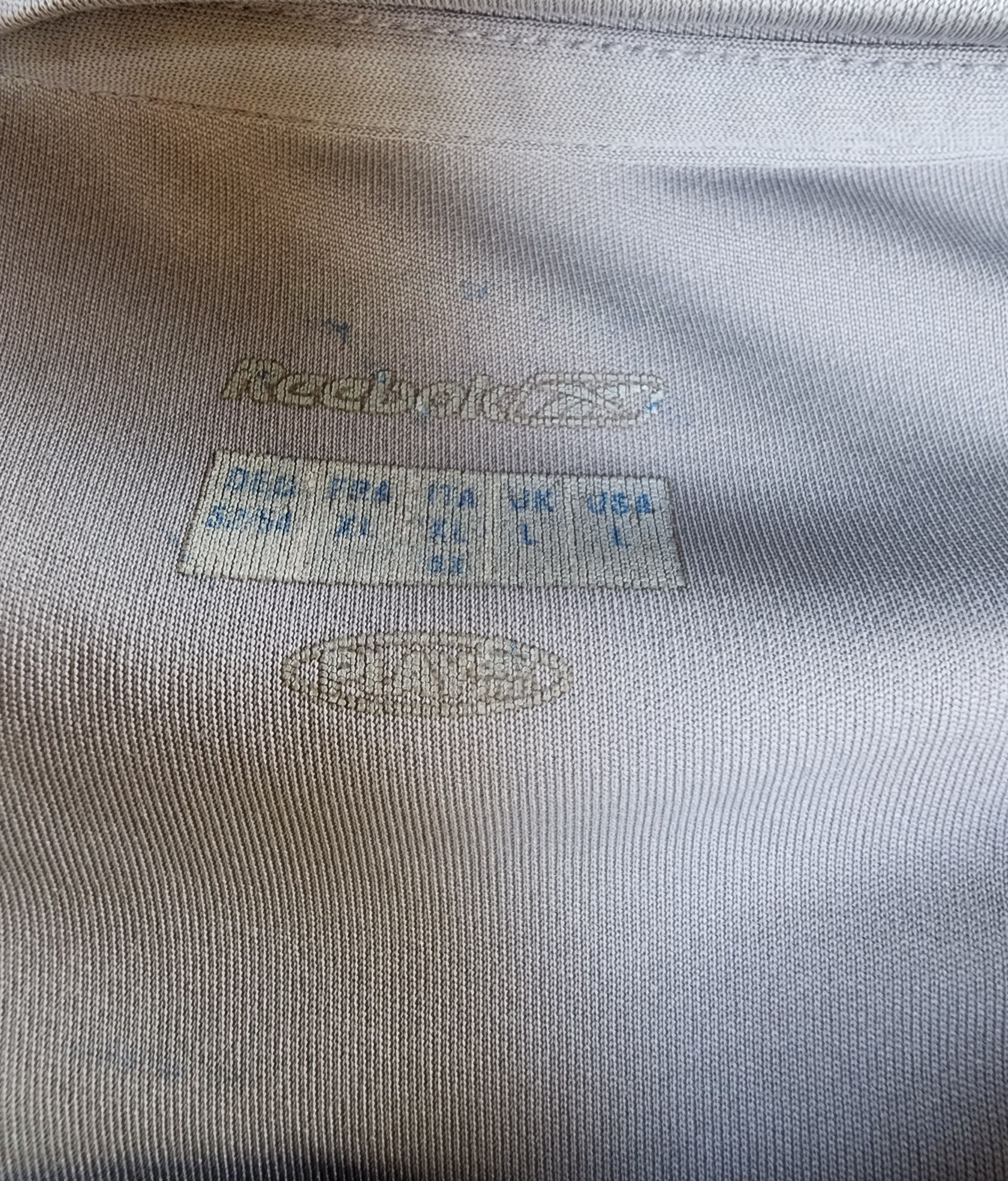 Reebok Men's Reebok Play Gray Silver Logo Short Sleeve Shirt Large Size US L / EU 52-54 / 3 - 4 Thumbnail