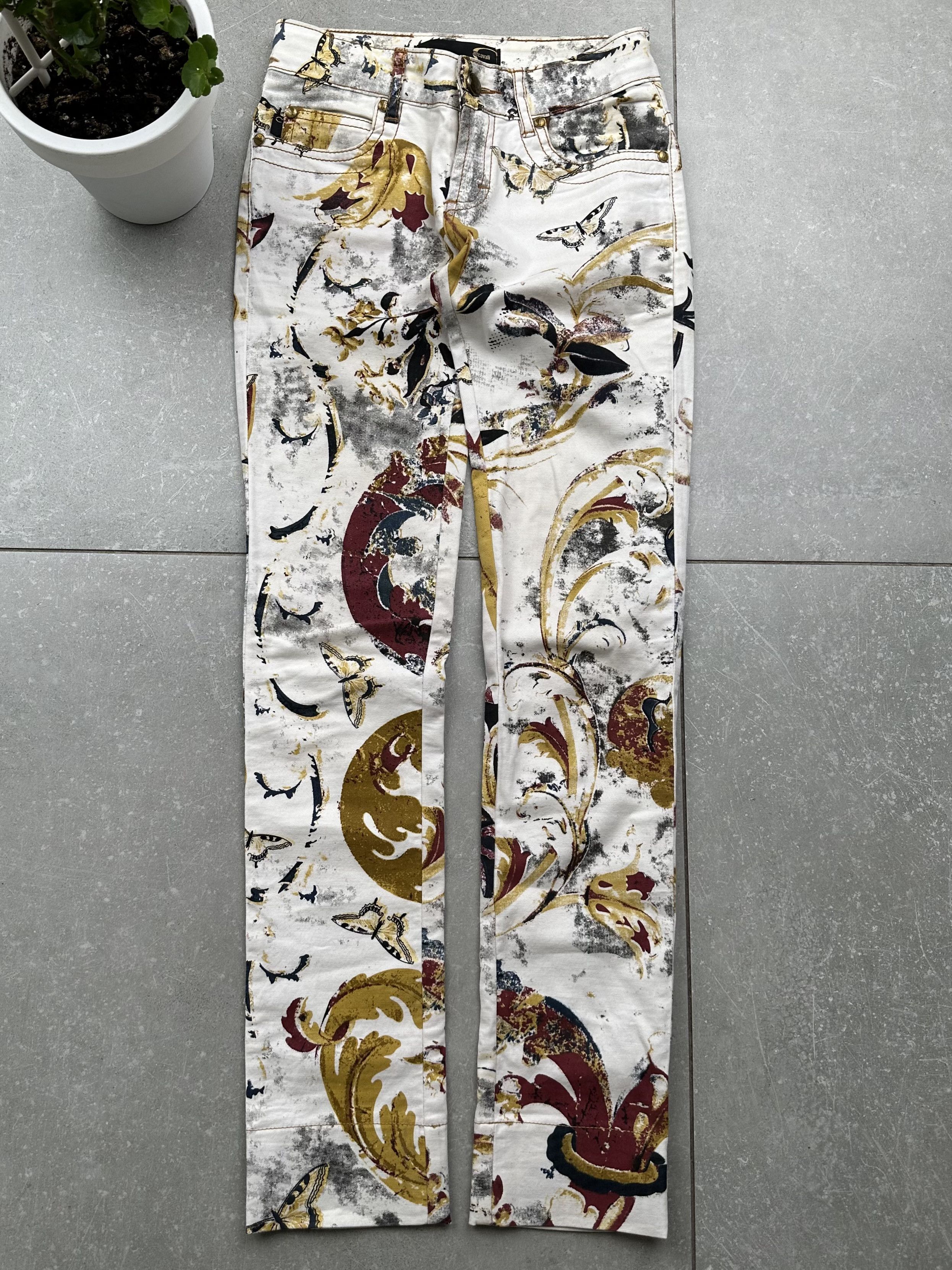 image of Just Cavalli Vintage Printed Jeans, Women's (Size 24)