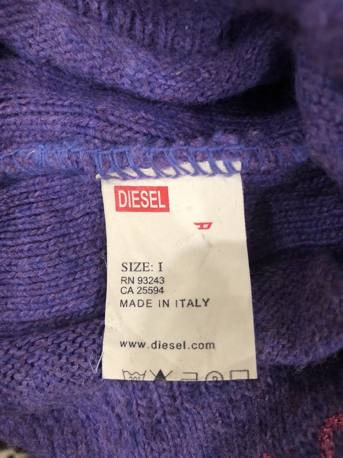Diesel Vintage Diesel Spell Out Beanie Hat Size ONE SIZE - 5 Thumbnail