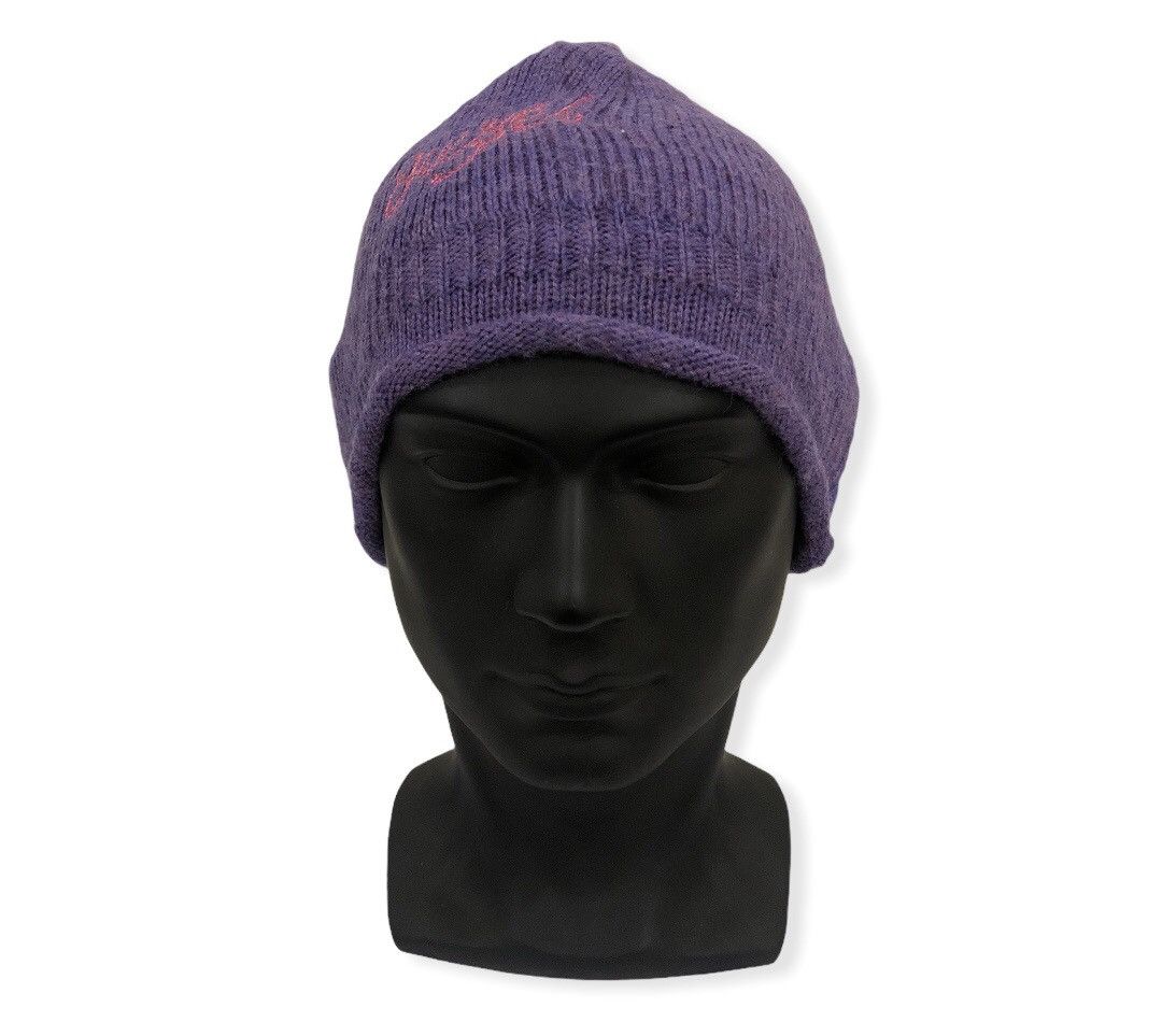 Diesel Vintage Diesel Spell Out Beanie Hat Size ONE SIZE - 2 Thumbnail