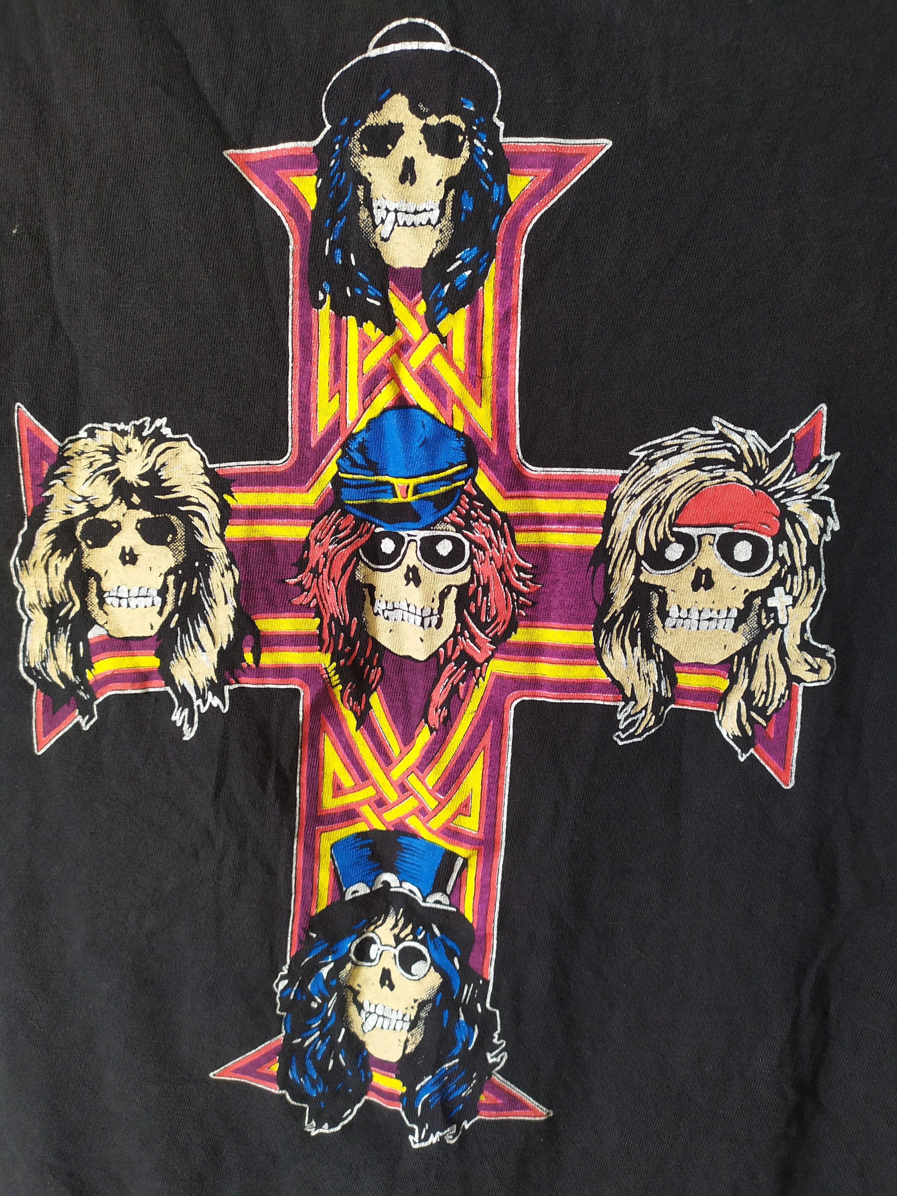 Guns N' Roses Vintage Guns n Roses Rock T-shirt Metal Rock Band Size US M / EU 48-50 / 2 - 2 Thumbnail