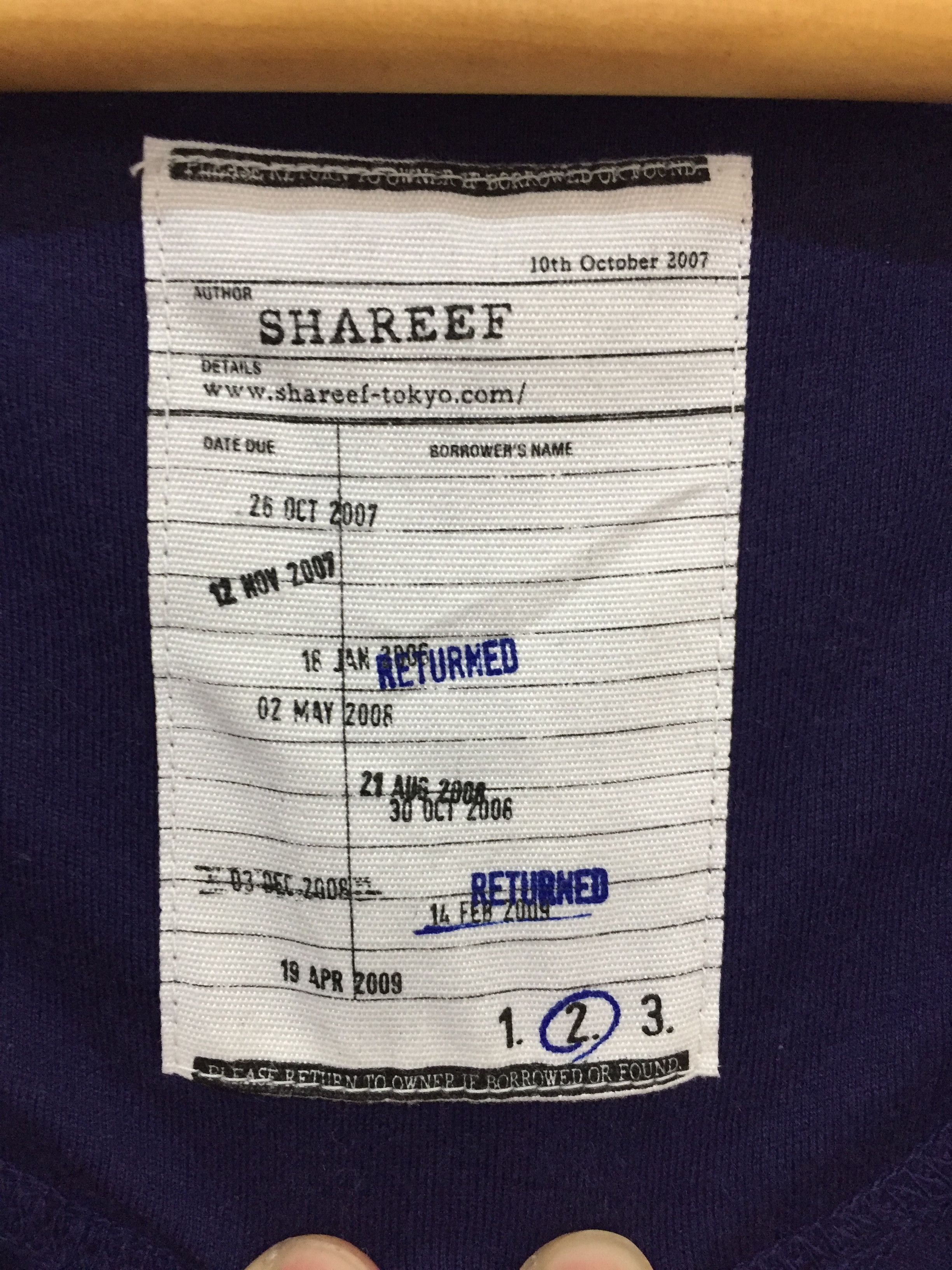 Japanese Brand × SHAREEF I'm think beetle wide neck tee Size US M / EU 48-50 / 2 - 6 Thumbnail