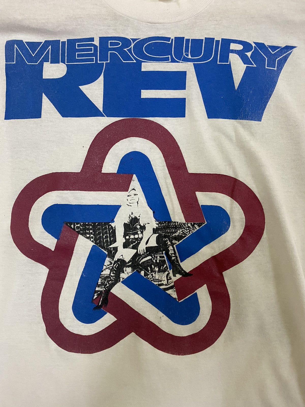 Band Tees COLLECTABLE ITEM !! vintage 90s MERCURY REV rare t-shirts Size US L / EU 52-54 / 3 - 3 Thumbnail