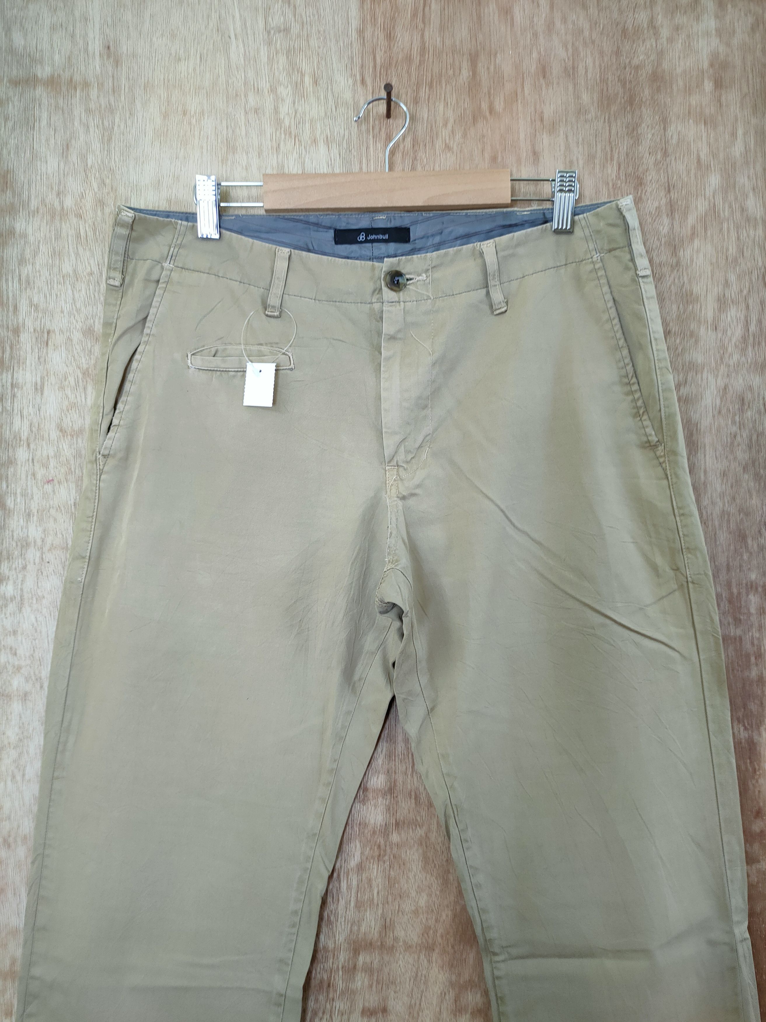 Johnbull DL John Bull brown casual thin cargo pants #46-356 Size US 32 / EU 48 - 3 Thumbnail