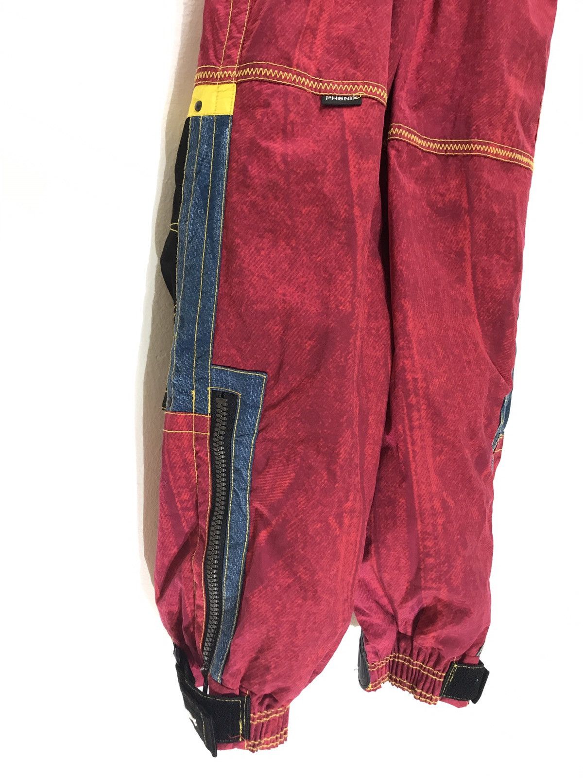 Japanese Brand Phenix Overall Ski Pant Multi Colour Stretchable Waist Size US 33 - 11 Thumbnail