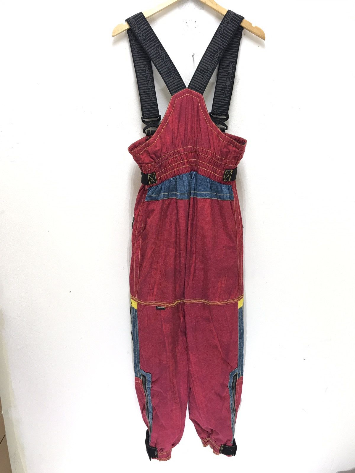 Japanese Brand Phenix Overall Ski Pant Multi Colour Stretchable Waist Size US 33 - 10 Thumbnail