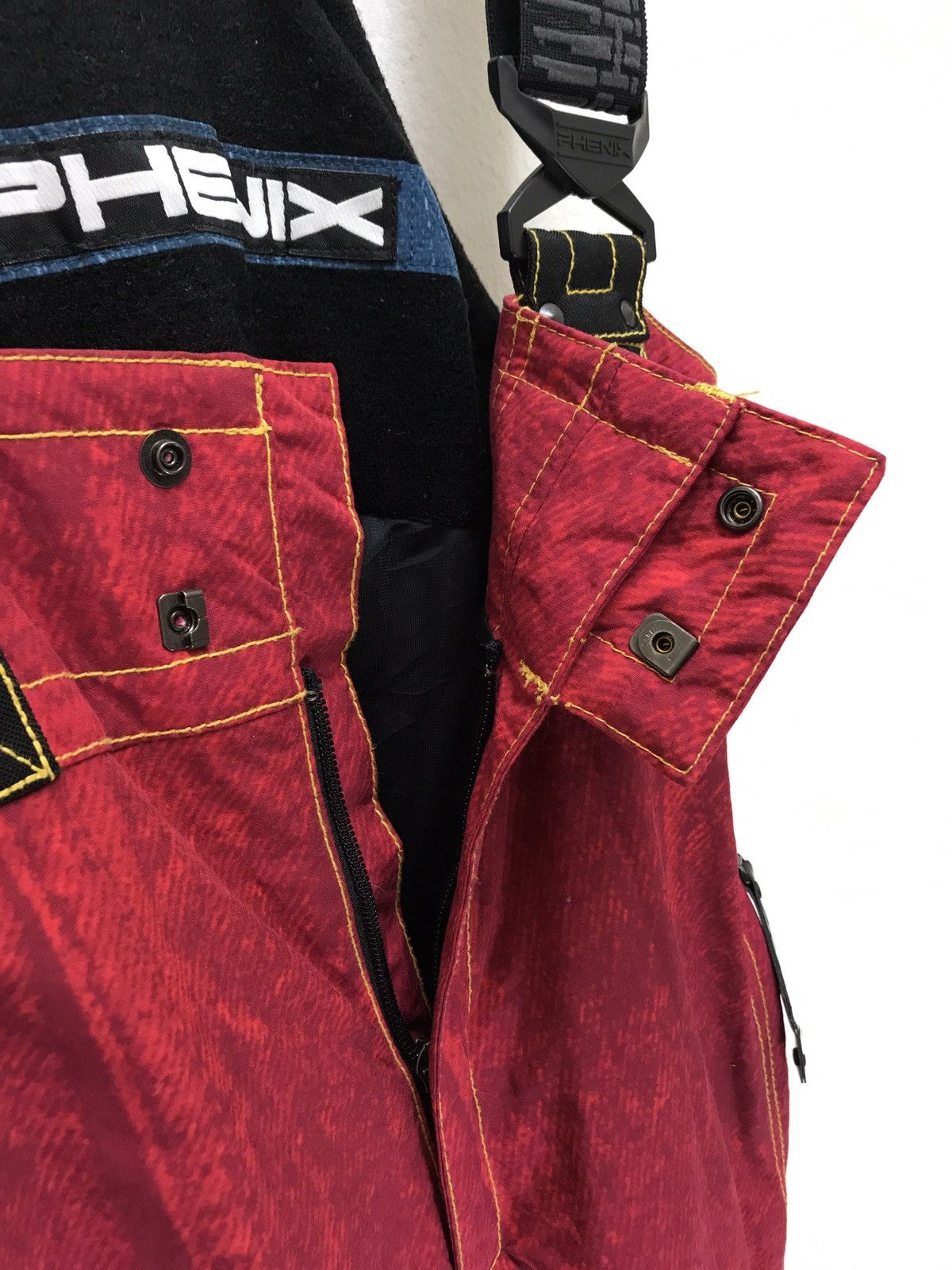 Japanese Brand Phenix Overall Ski Pant Multi Colour Stretchable Waist Size US 33 - 9 Thumbnail