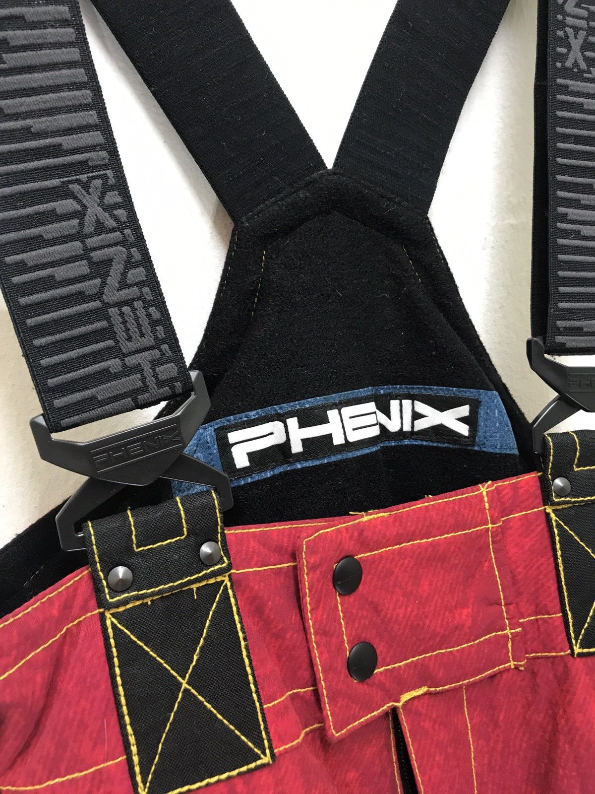 Japanese Brand Phenix Overall Ski Pant Multi Colour Stretchable Waist Size US 33 - 8 Thumbnail