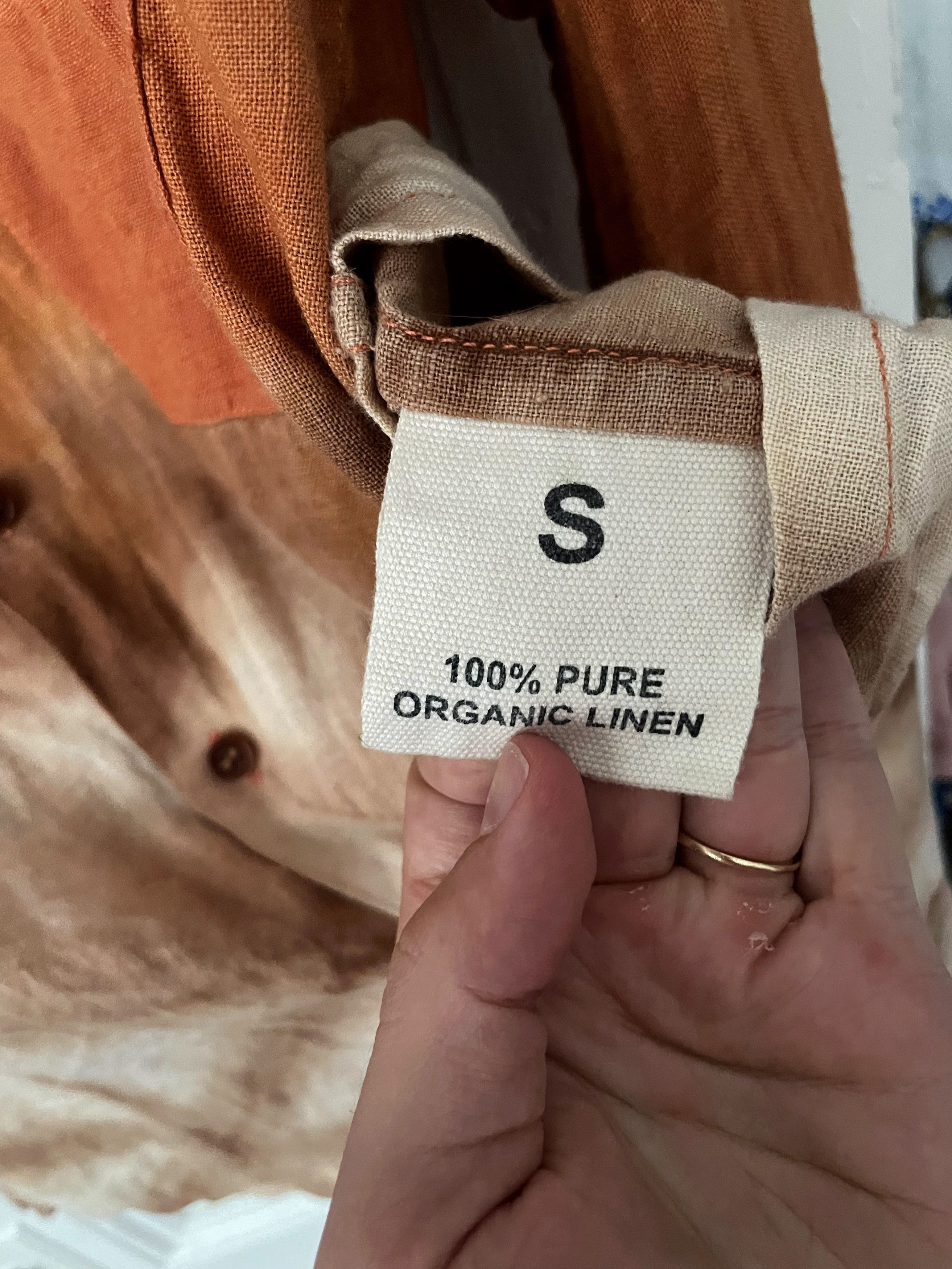 Story Mfg. SNACK SHIRT - LINEN EARTH CLAMP - STORY MFG - S Size US S / EU 44-46 / 1 - 4 Thumbnail