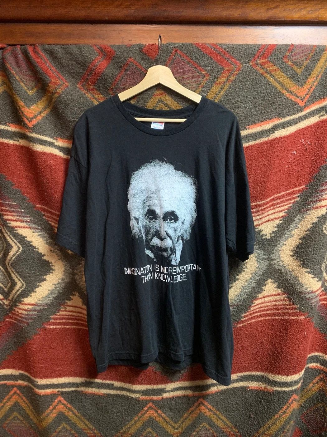 Vintage Albert Einstein - not hoodie leather coat parka jacket Size US XL / EU 56 / 4 - 1 Thumbnail